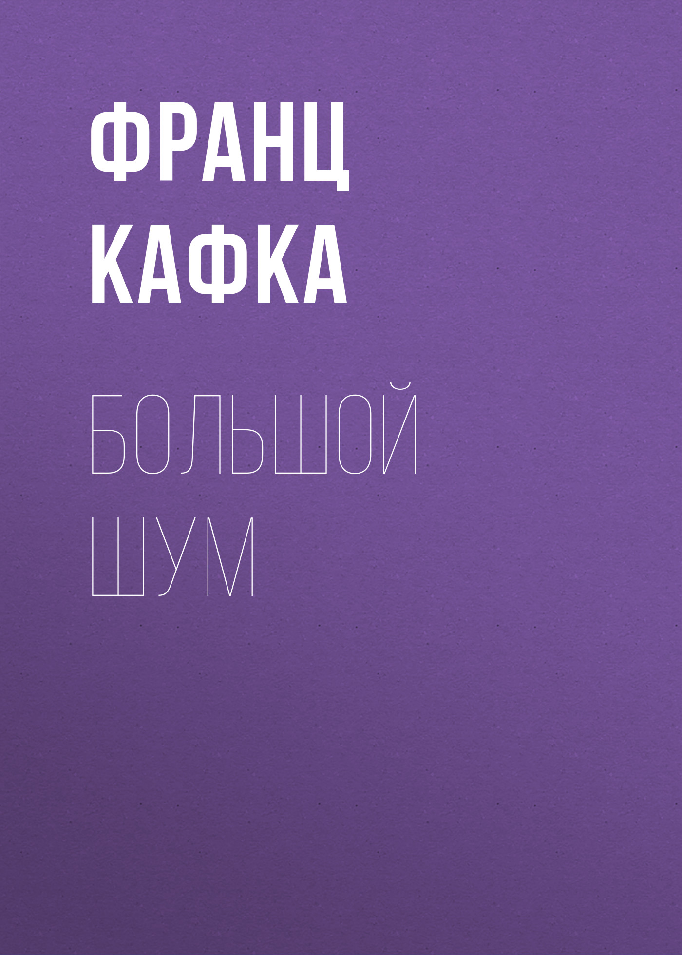 Обложка книги «Большой шум»