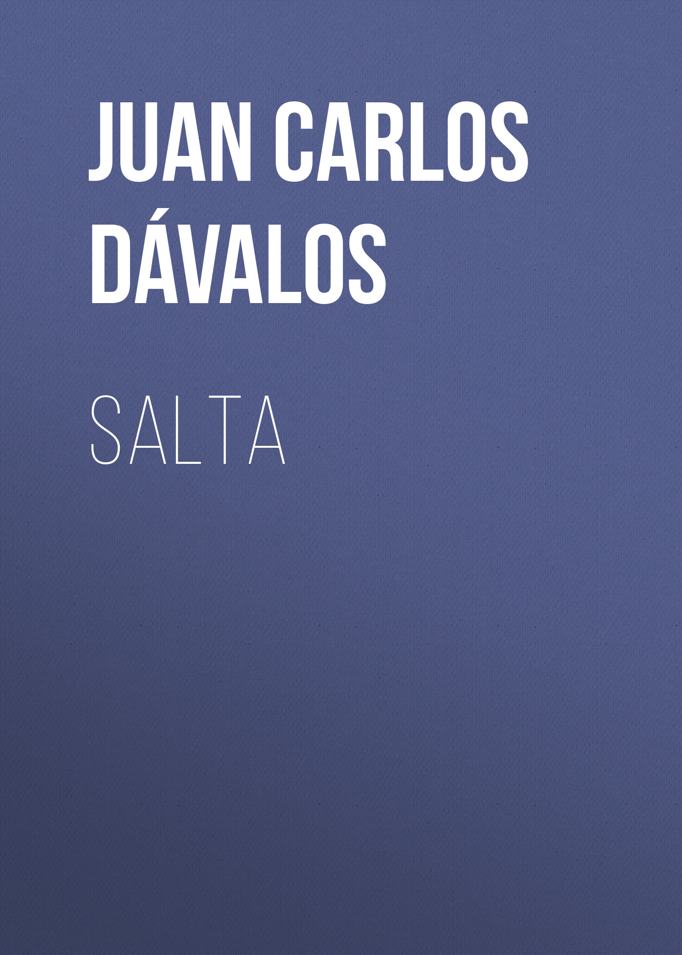 Обложка книги «Salta»