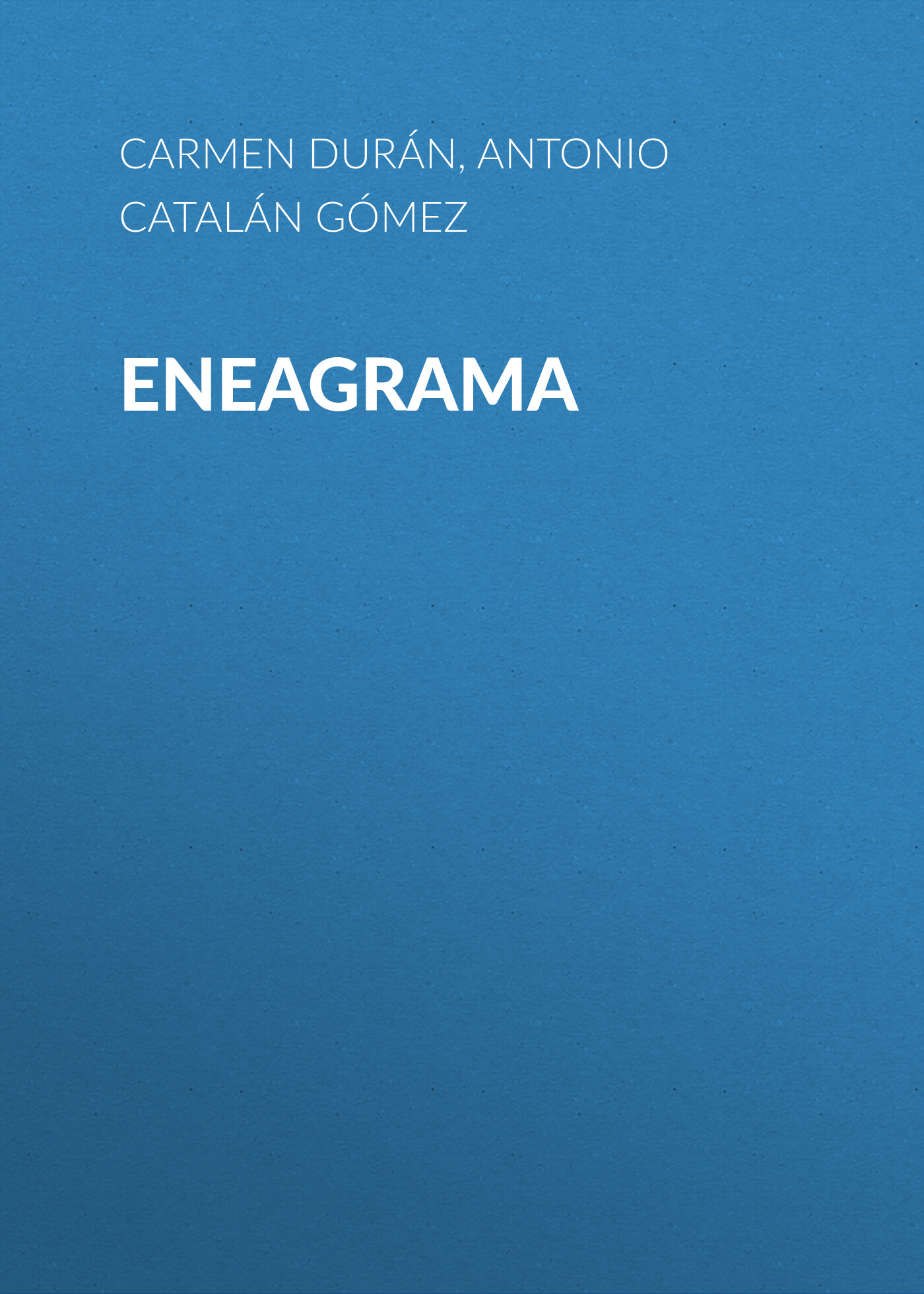 Обложка книги «Eneagrama»