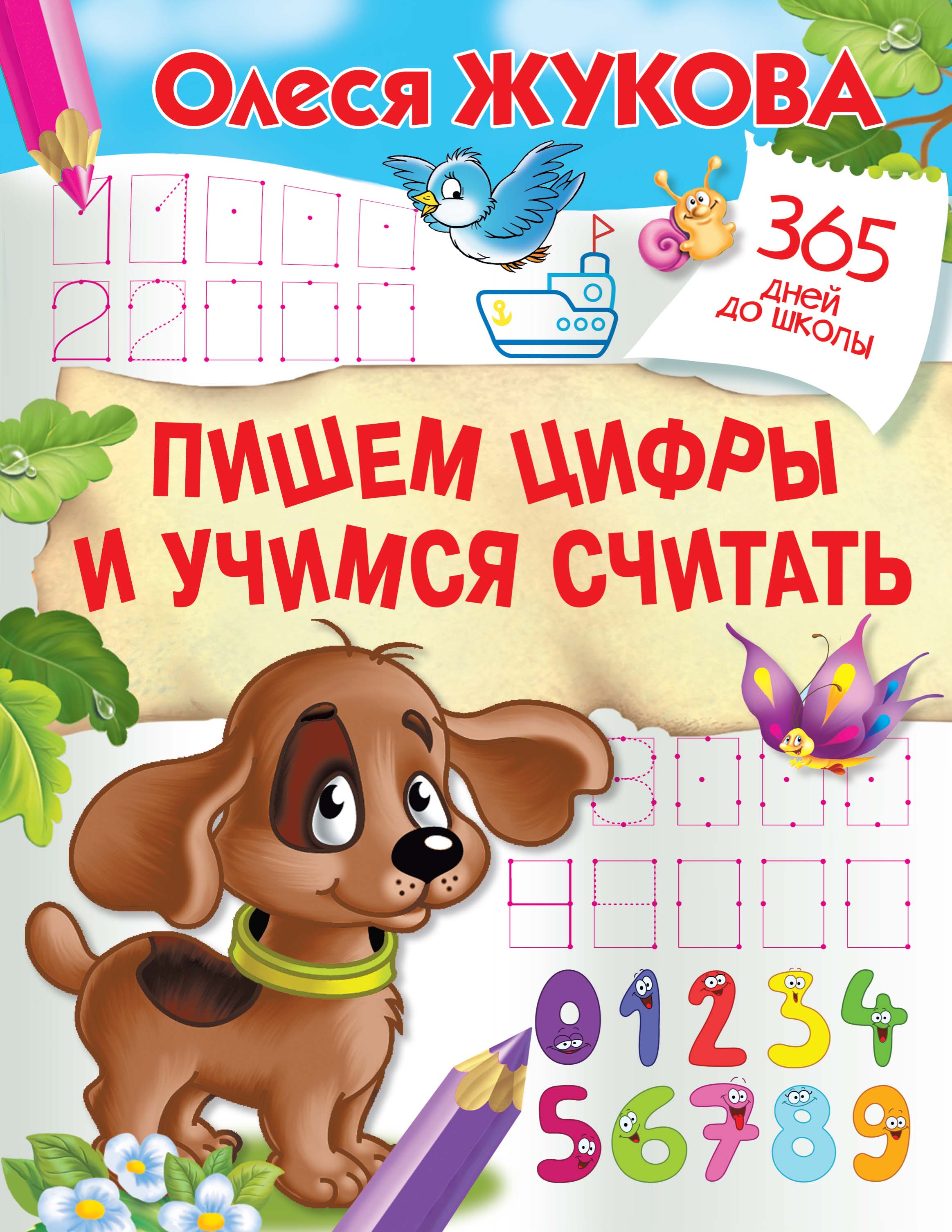 Обложка книги «Пишем цифры и учимся считать»