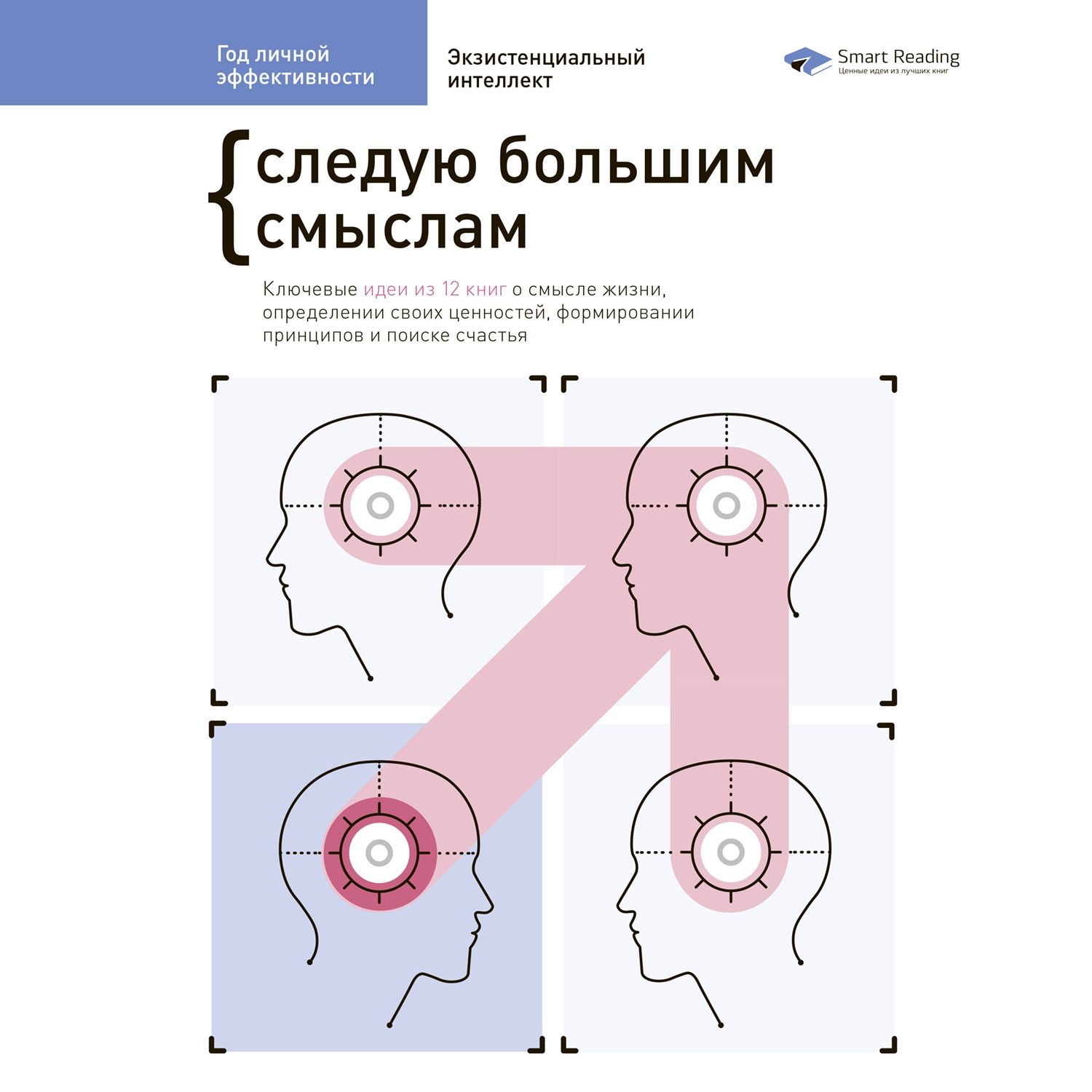 Обложка книги «Год личной эффективности. Cледую большим смыслам. Экзистенциальный интеллект. Сборник 4»