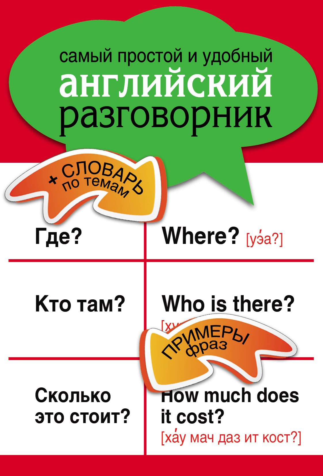 Обложка книги «Самый простой и удобный английский разговорник»