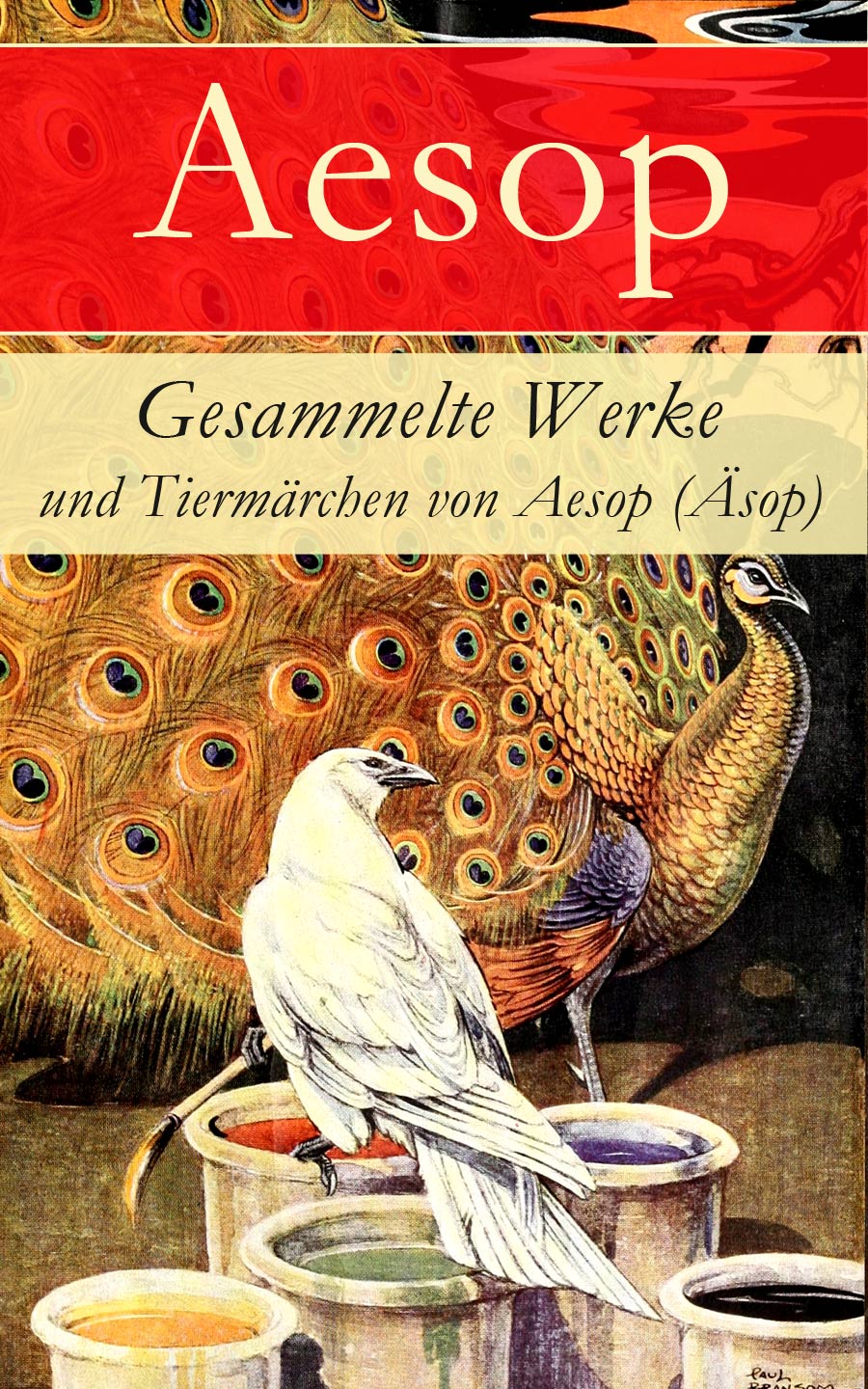 Обложка книги «Gesammelte Werke und Tiermärchen von Aesop (Äsop)»