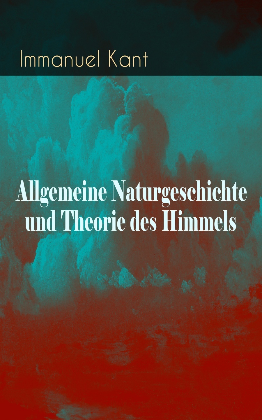 Обложка книги «Allgemeine Naturgeschichte und Theorie des Himmels»