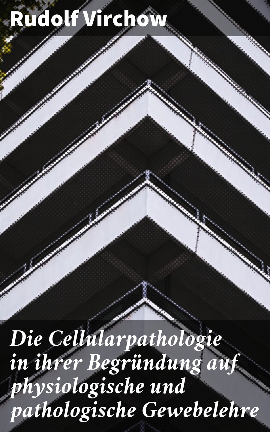 Обложка книги «Die Cellularpathologie in ihrer Begründung auf physiologische und pathologische Gewebelehre»