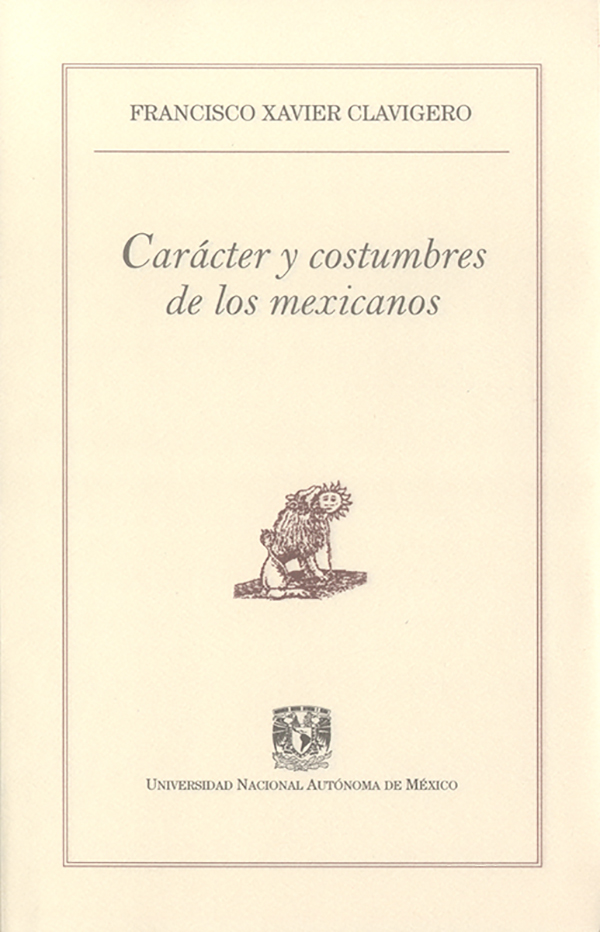 Обложка книги «Carácter y costumbres de los mexicanos»