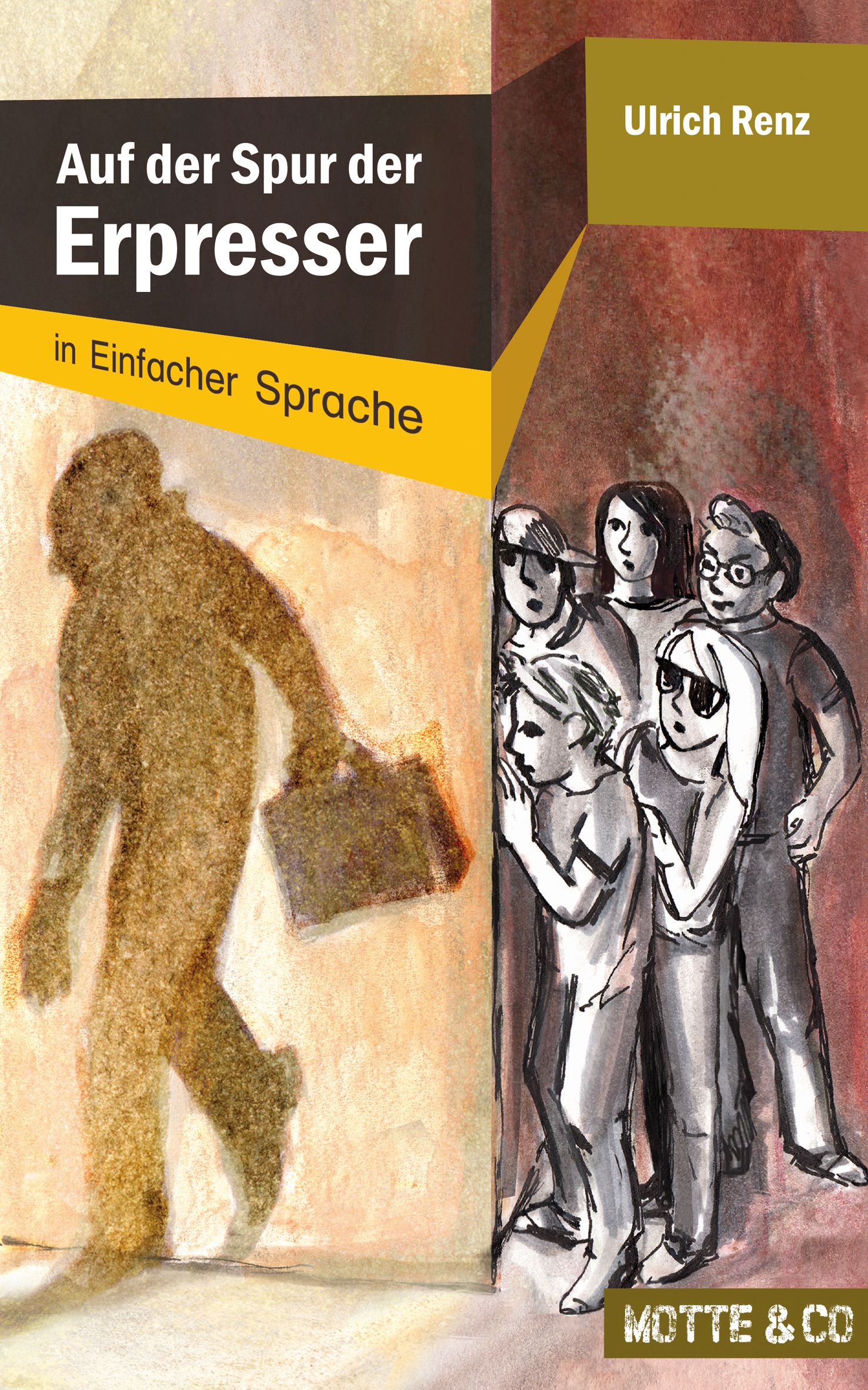 Обложка книги «Auf der Spur der Erpresser: In Einfacher Sprache»
