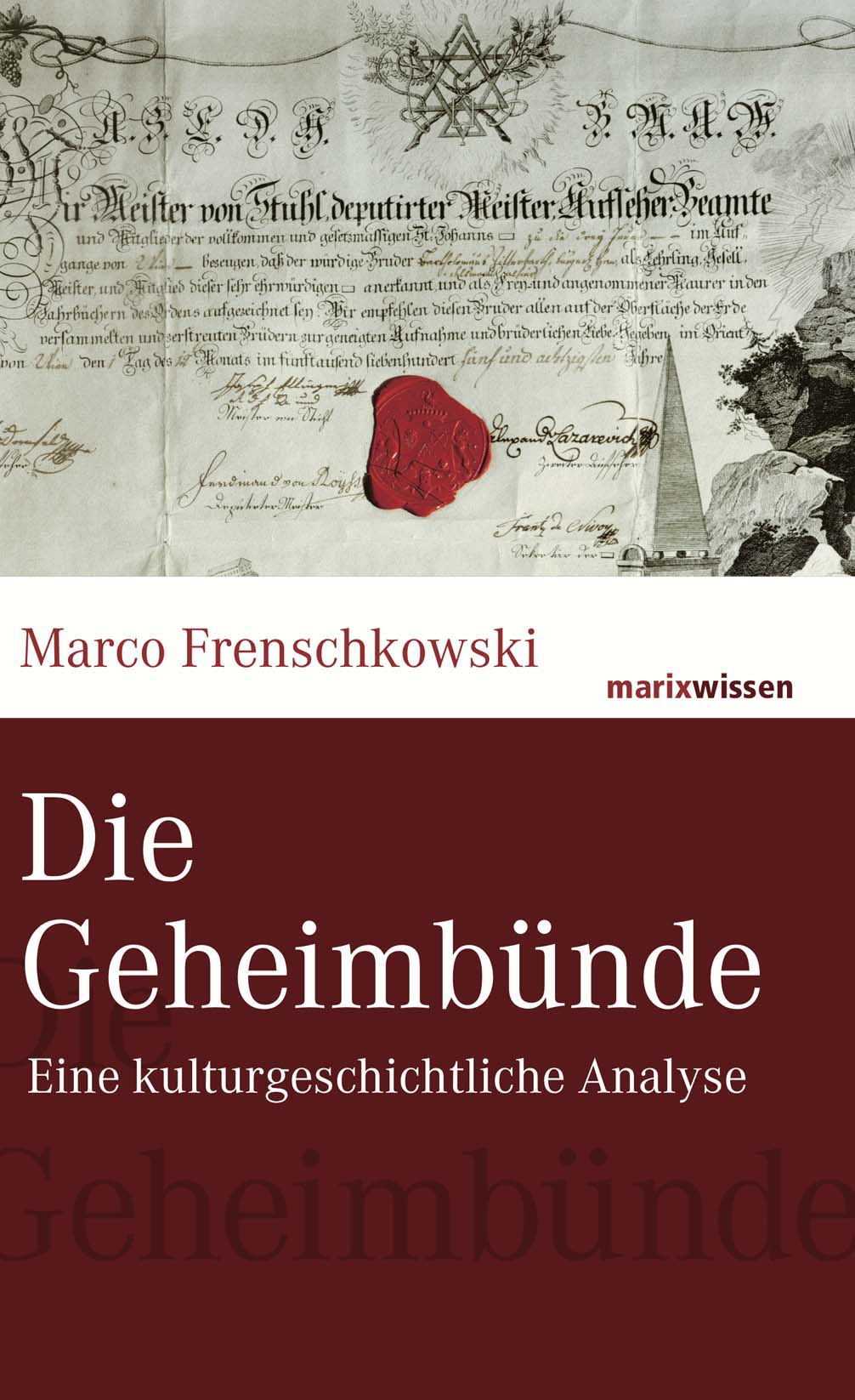 Обложка книги «Die Geheimbünde»
