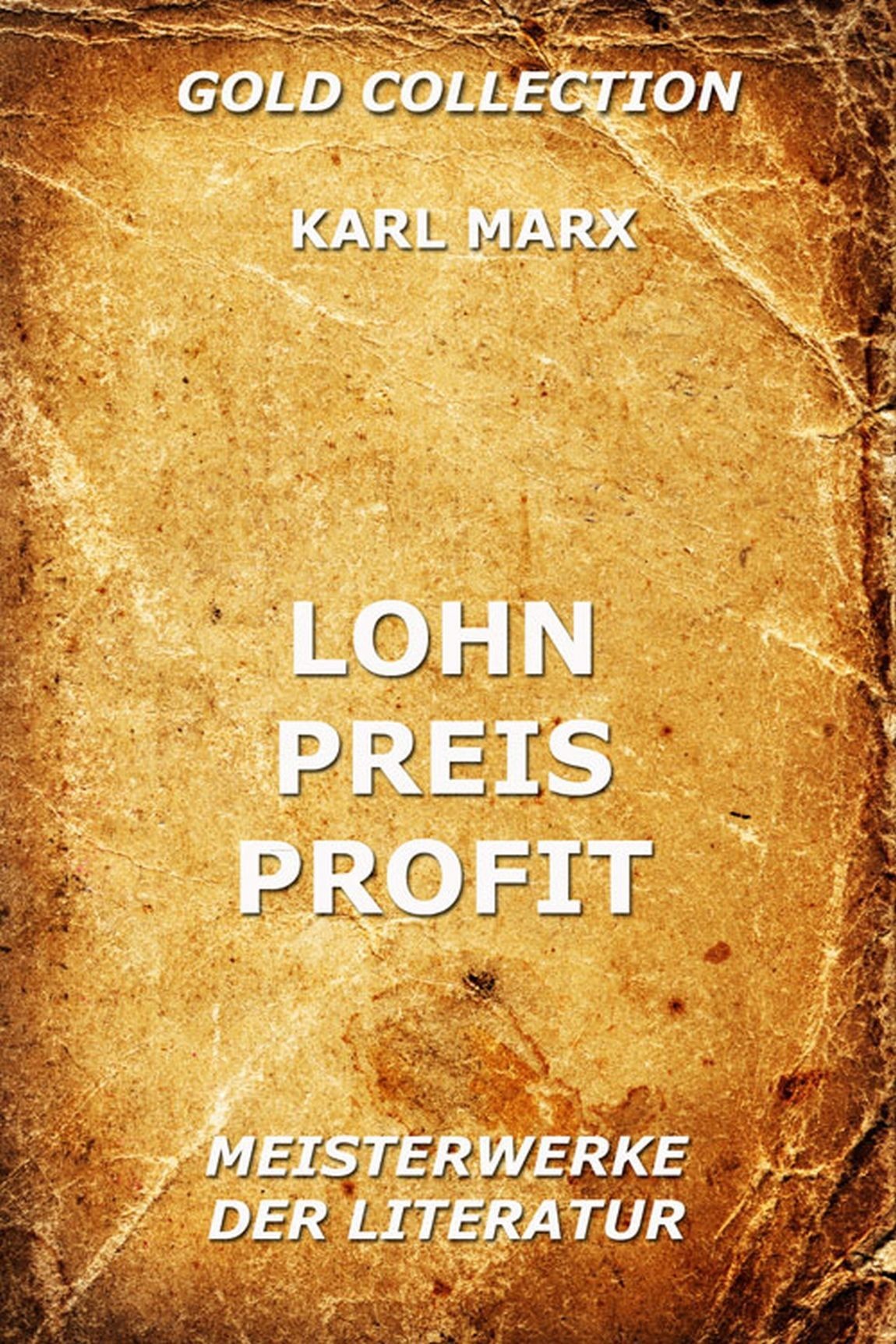 Обложка книги «Lohn, Preis, Profit»