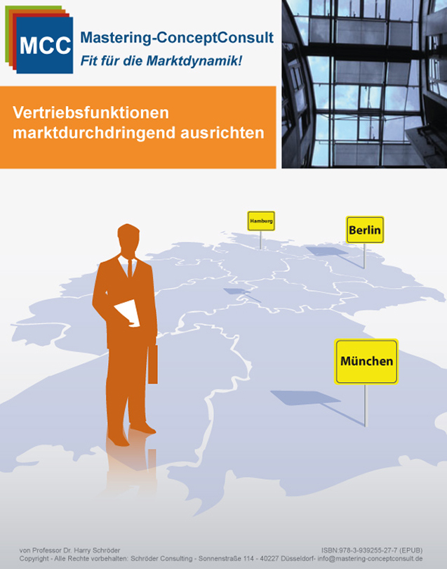 Обложка книги «Vertriebsfunktionen marktdurchdringend ausrichten»