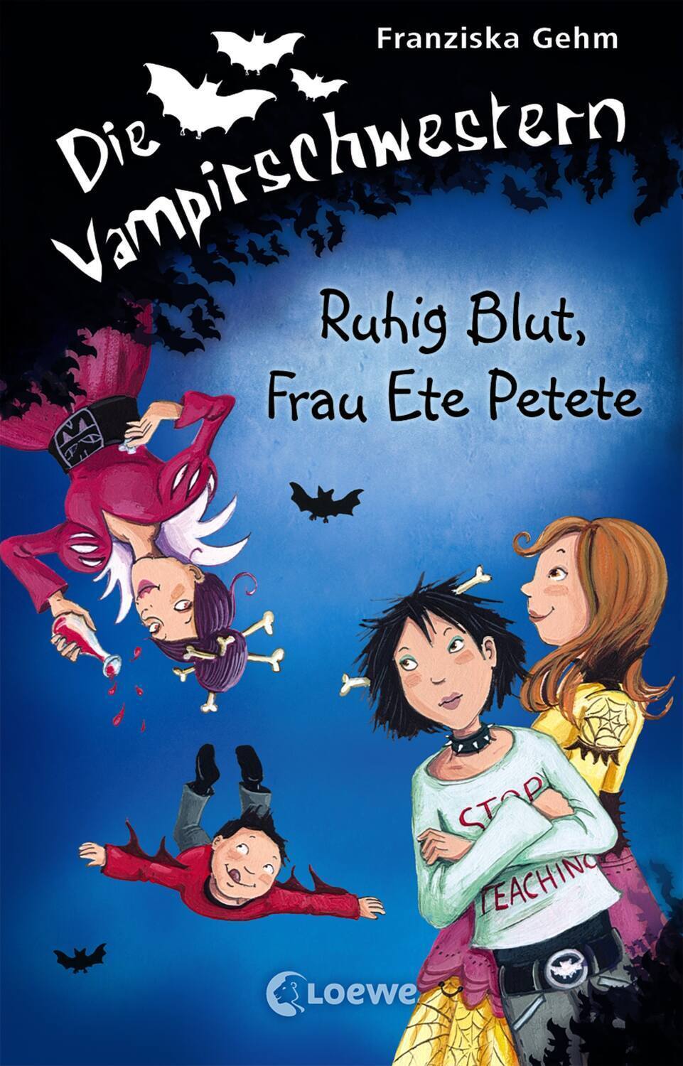 Обложка книги «Die Vampirschwestern – Ruhig Blut, Frau Ete Petete»