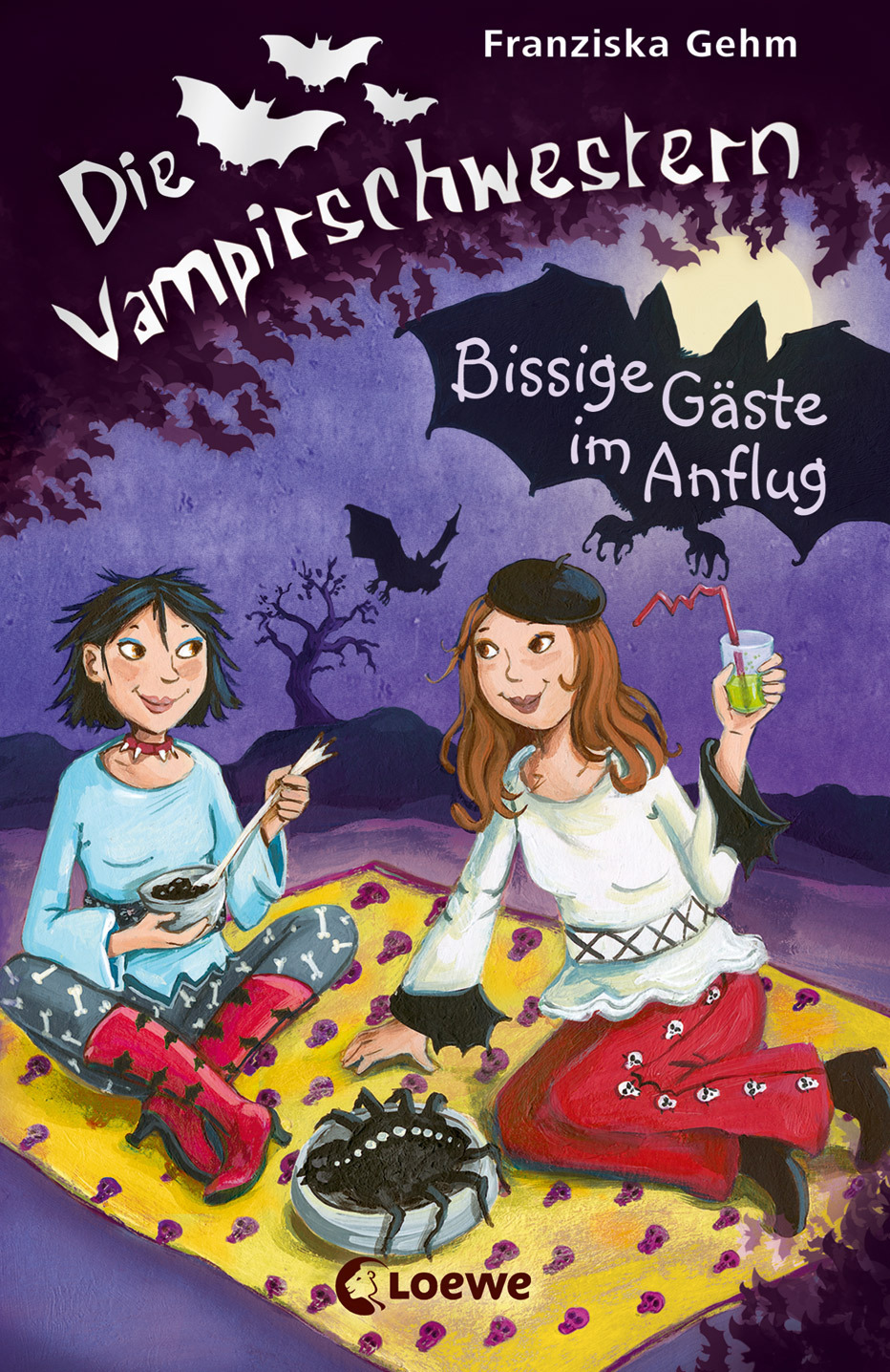 Обложка книги «Die Vampirschwestern – Bissige Gäste im Anflug»