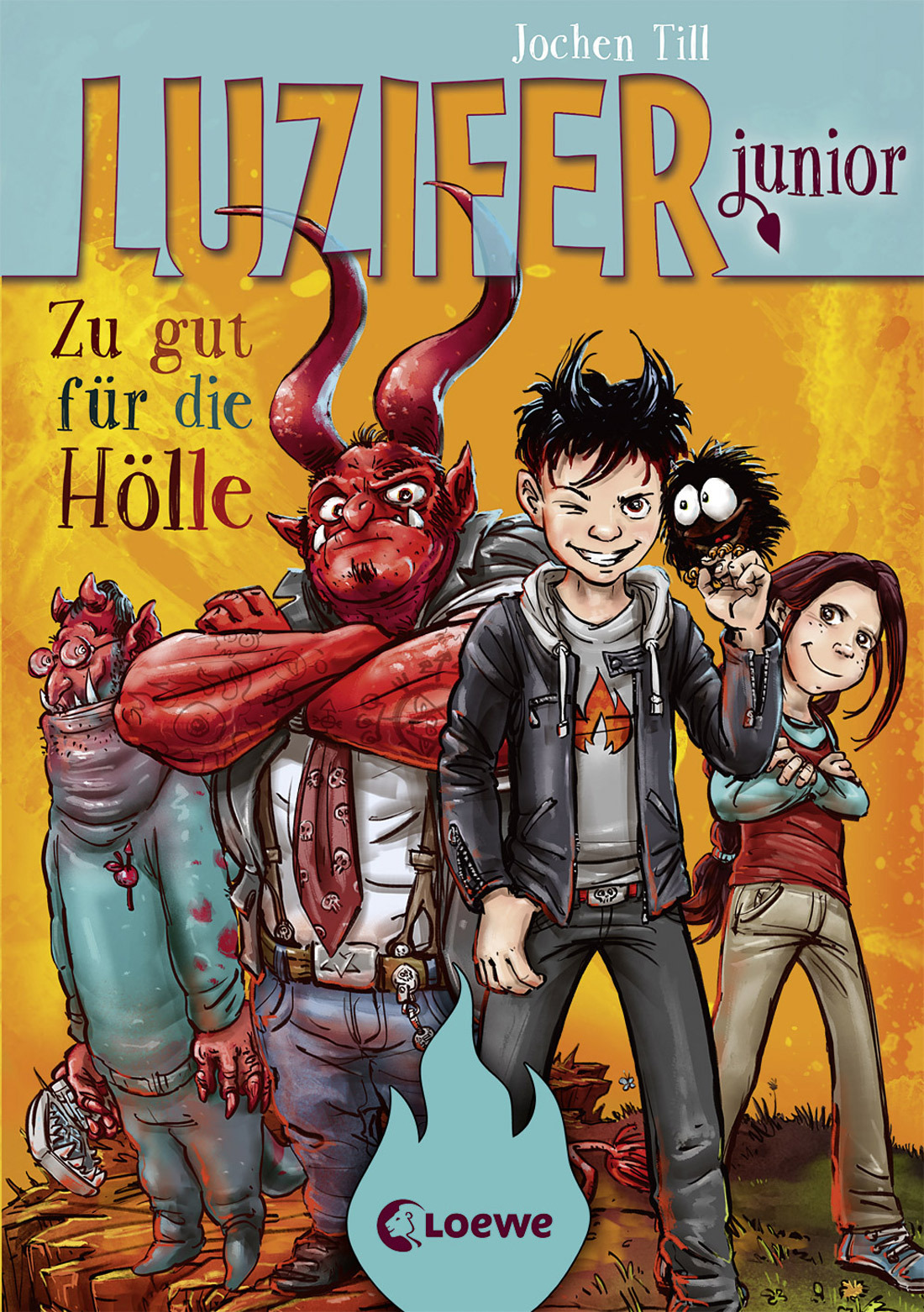 Обложка книги «Luzifer junior (Band 1) – Zu gut für die Hölle»