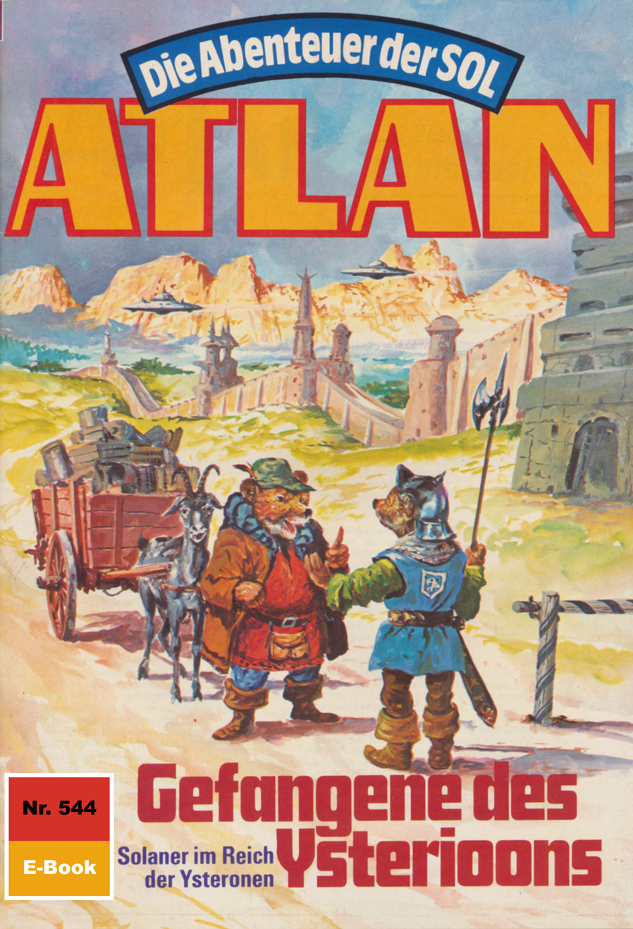 Обложка книги «Atlan 544: Gefangene des Ysterioons»