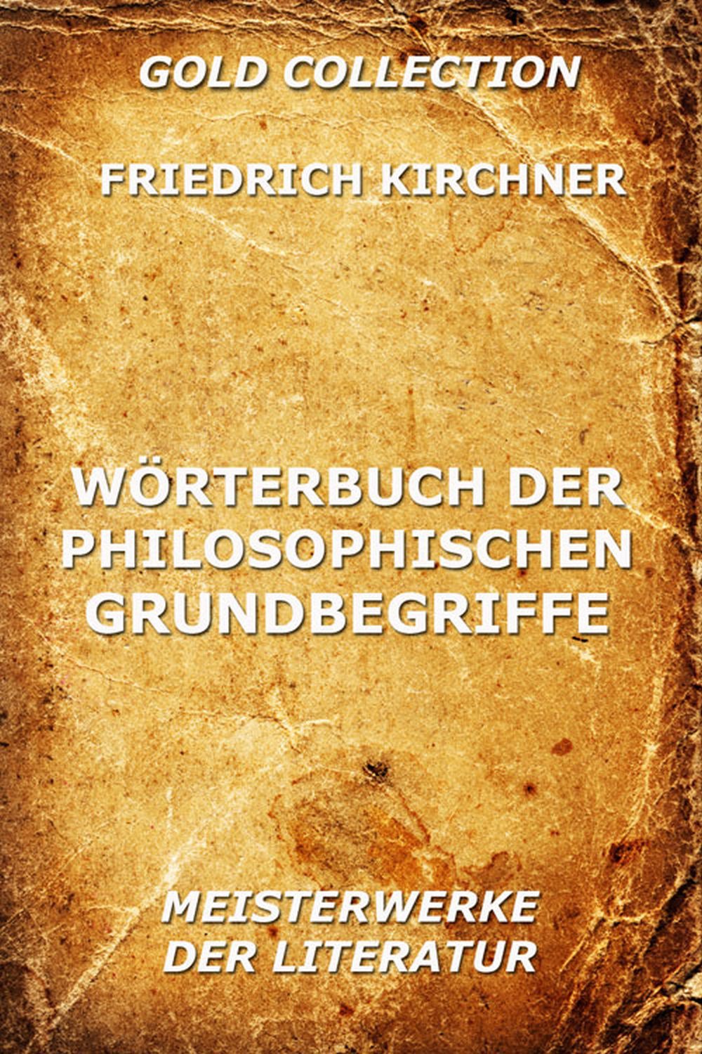 Обложка книги «Wörterbuch der philosophischen Grundbegriffe»