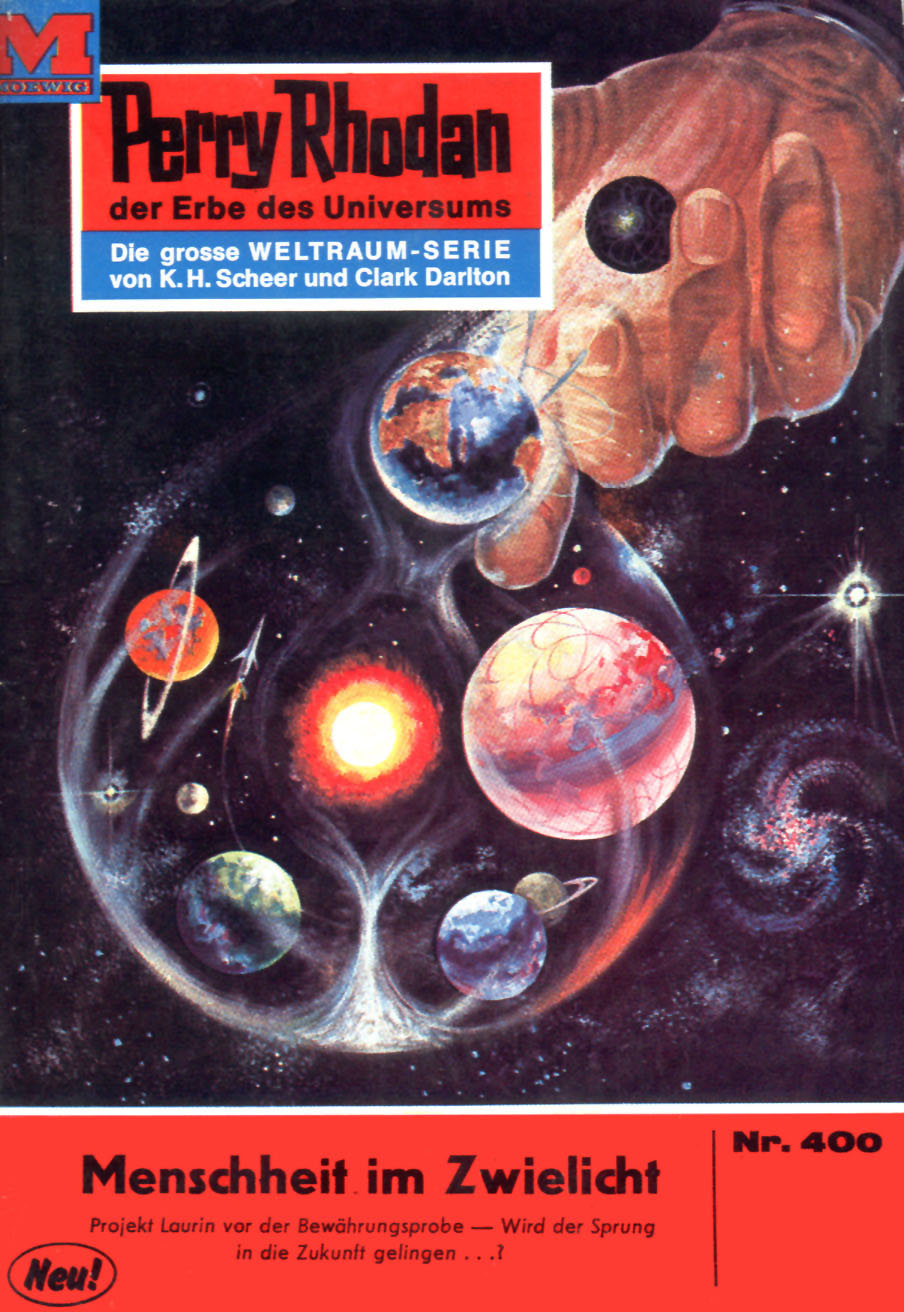 Обложка книги «Perry Rhodan 400: Menschheit im Zwielicht»