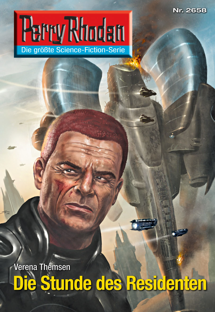 Обложка книги «Perry Rhodan 2658: Die Stunde des Residenten»
