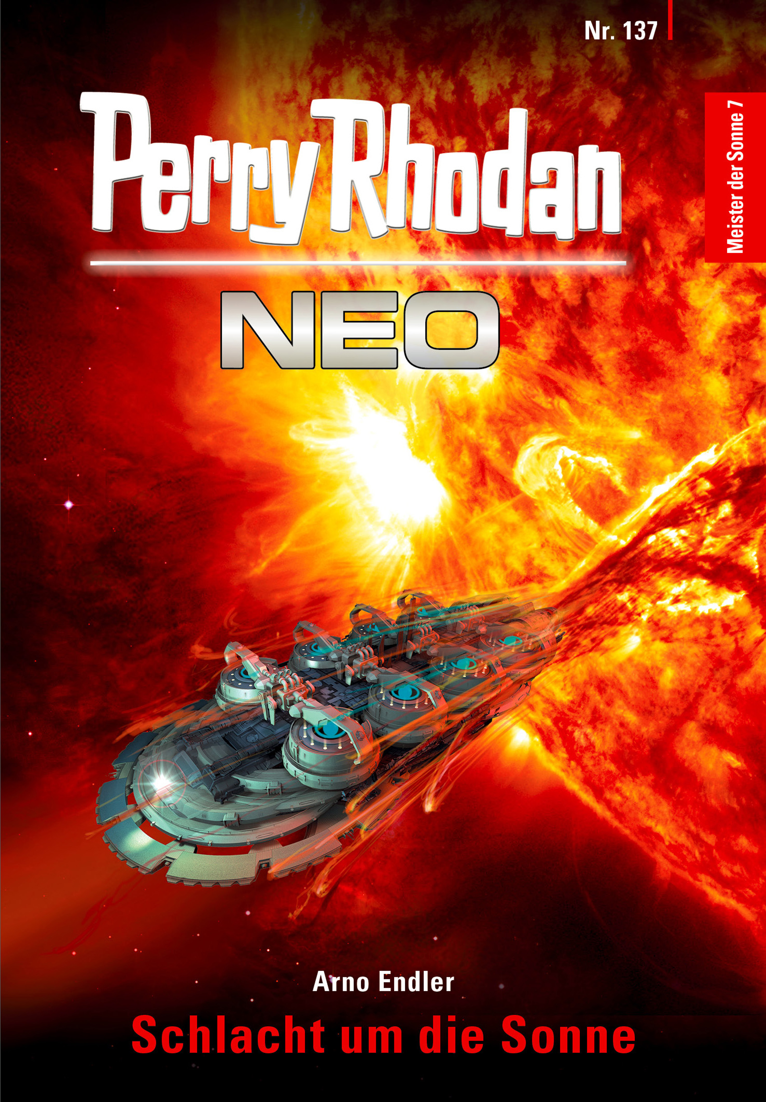 Обложка книги «Perry Rhodan Neo 137: Schlacht um die Sonne»