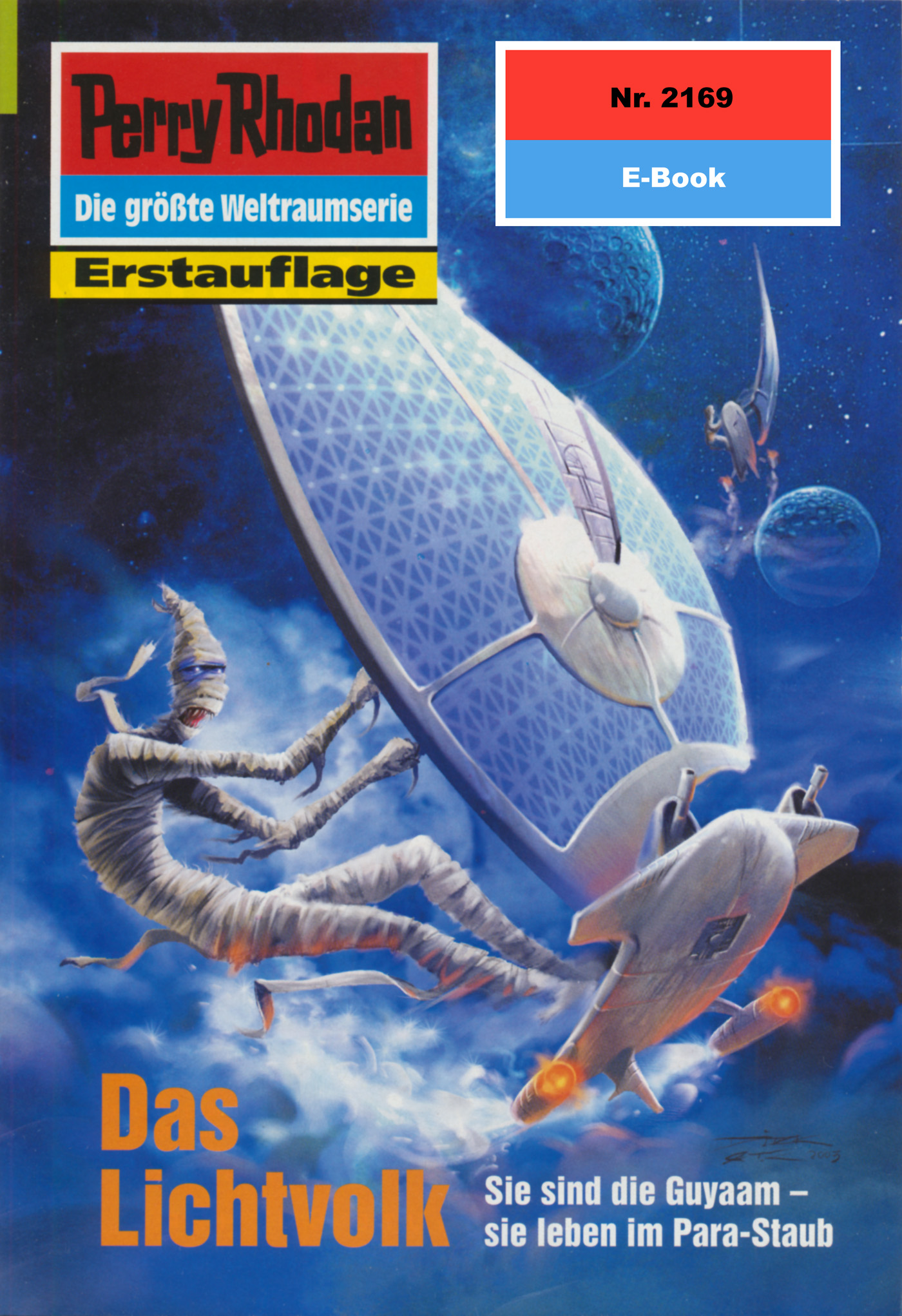 Обложка книги «Perry Rhodan 2169: Das Lichtvolk»
