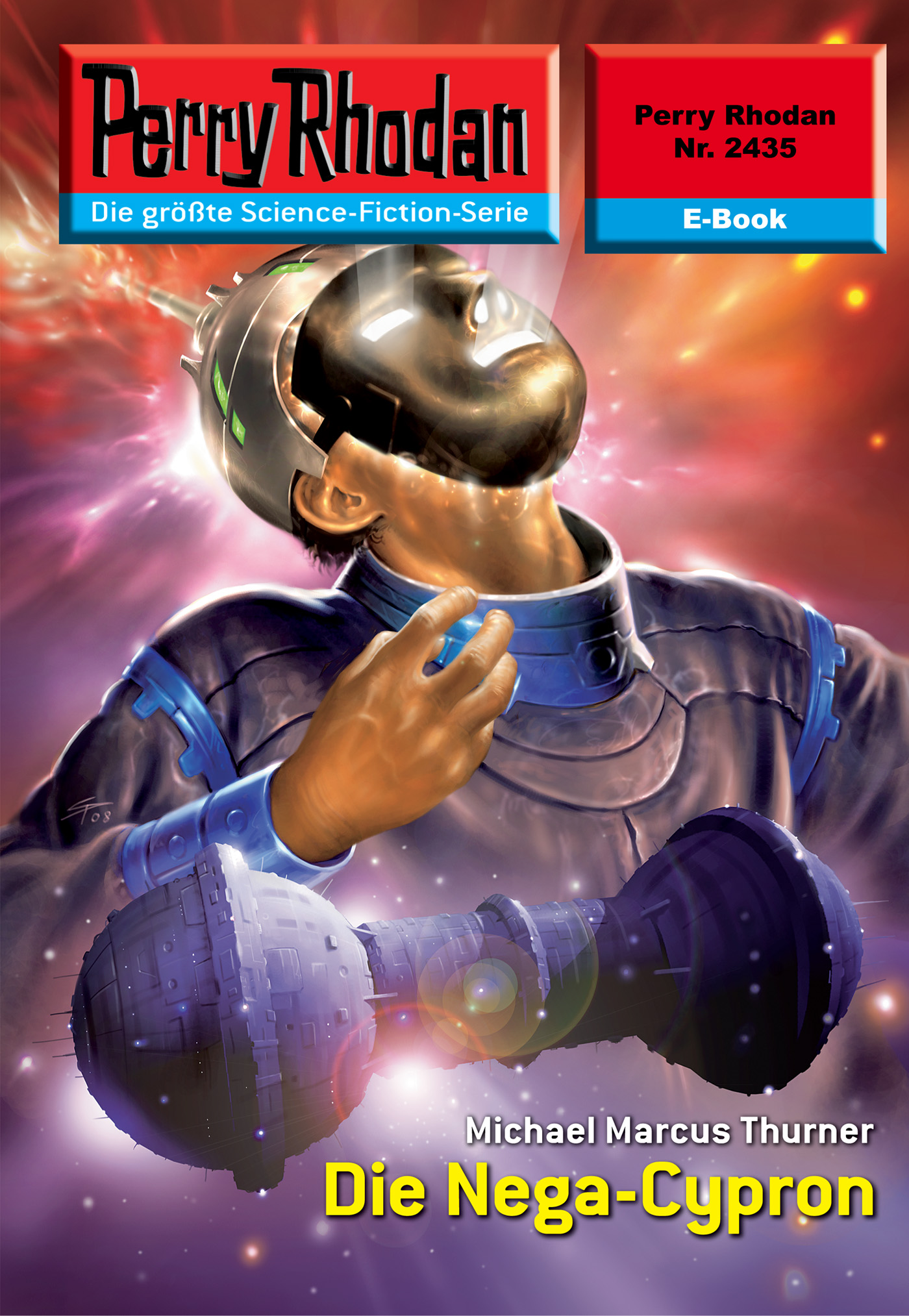 Обложка книги «Perry Rhodan 2435: Die Nega-Cypron»