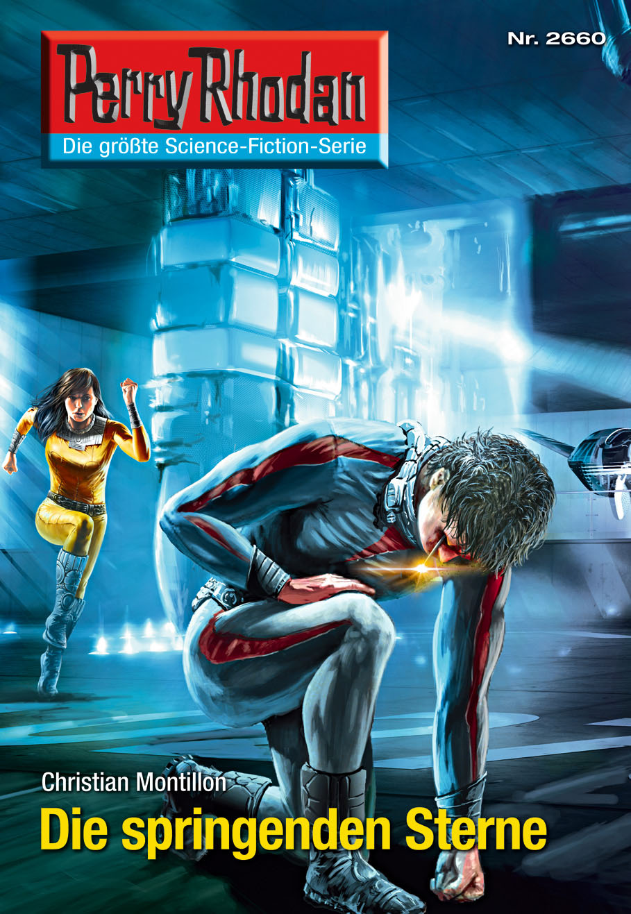 Обложка книги «Perry Rhodan 2660: Die springenden Sterne»