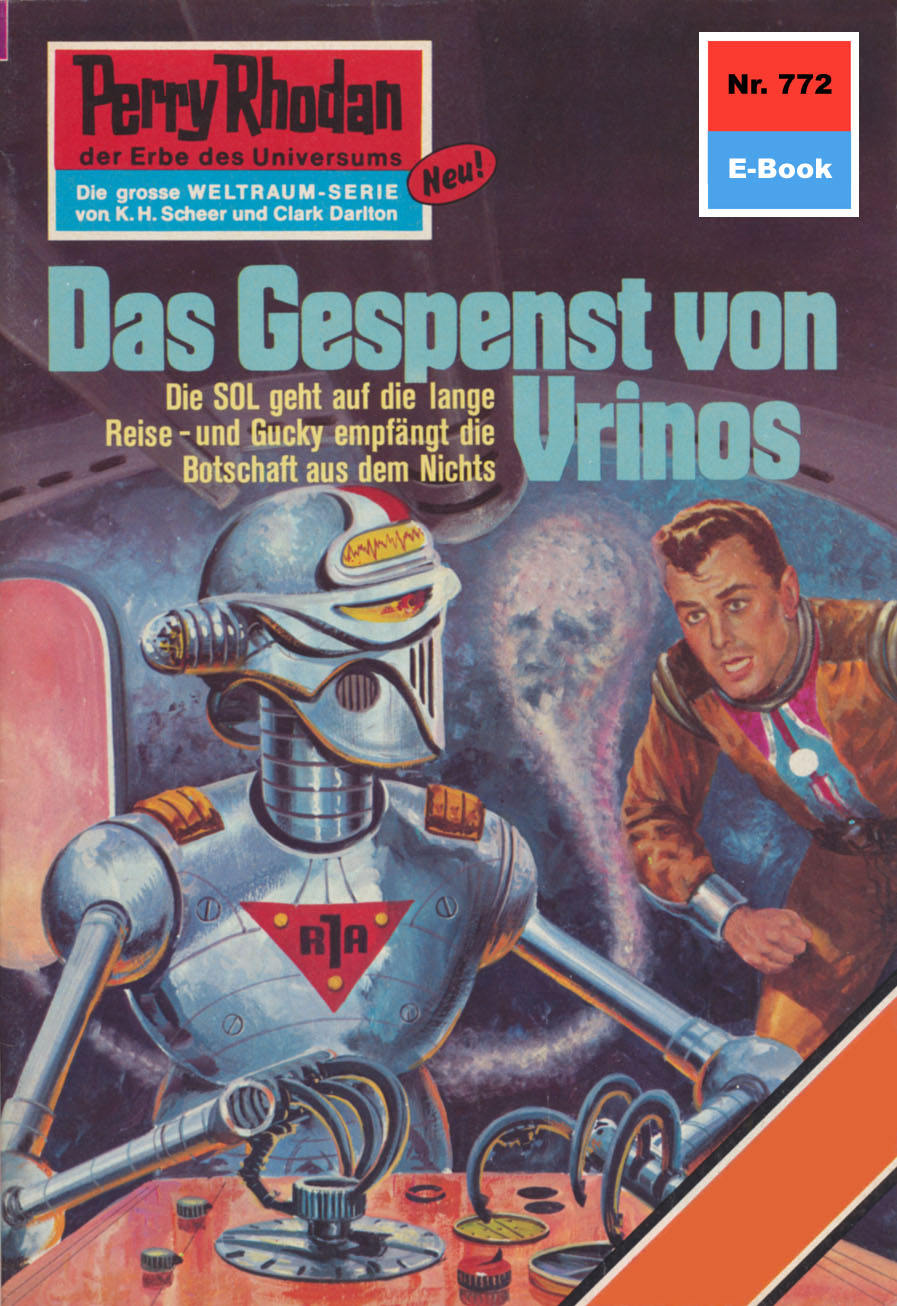 Обложка книги «Perry Rhodan 772: Das Gespenst von Vrinos»
