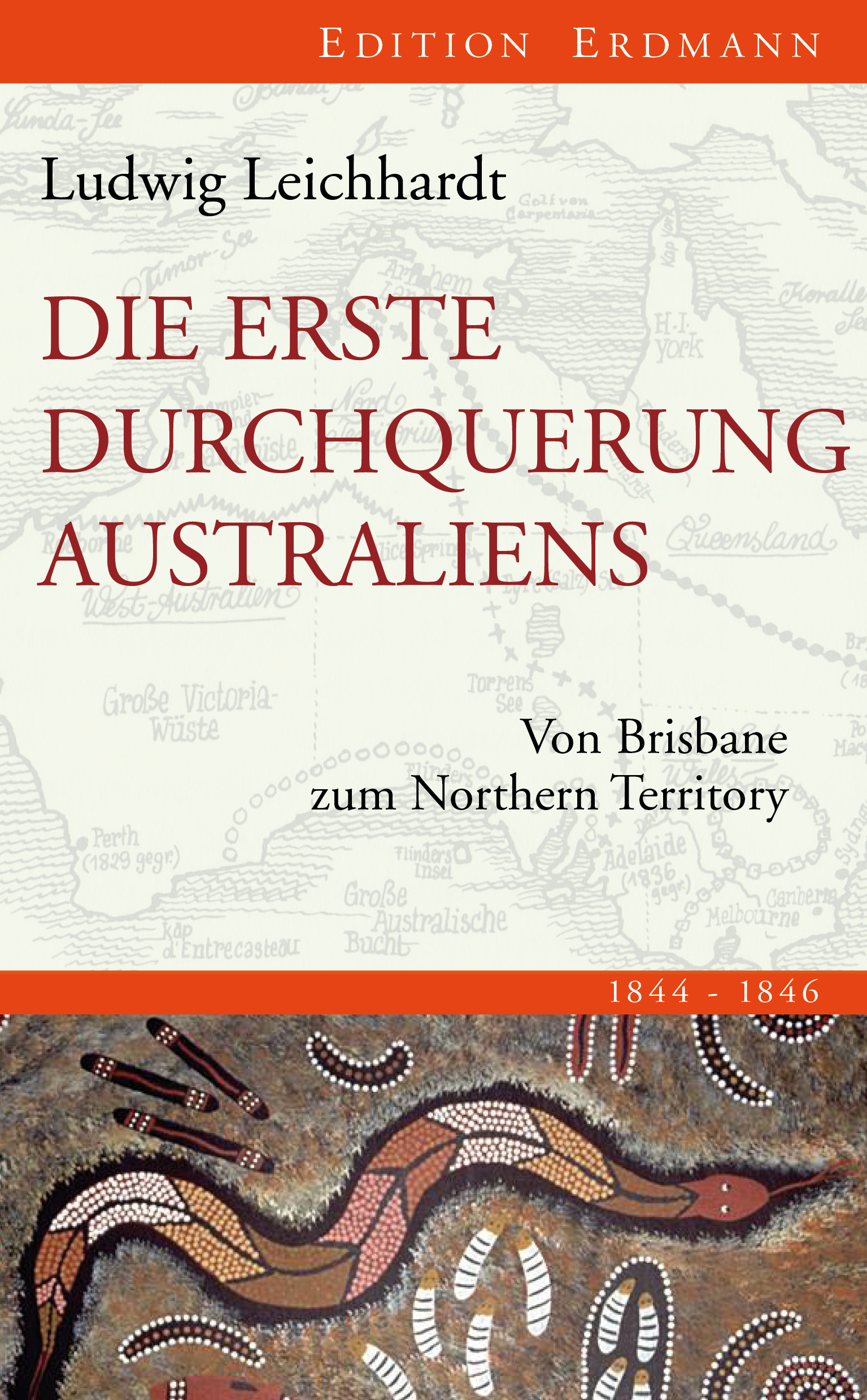 Обложка книги «Die erste Durchquerung Australiens»