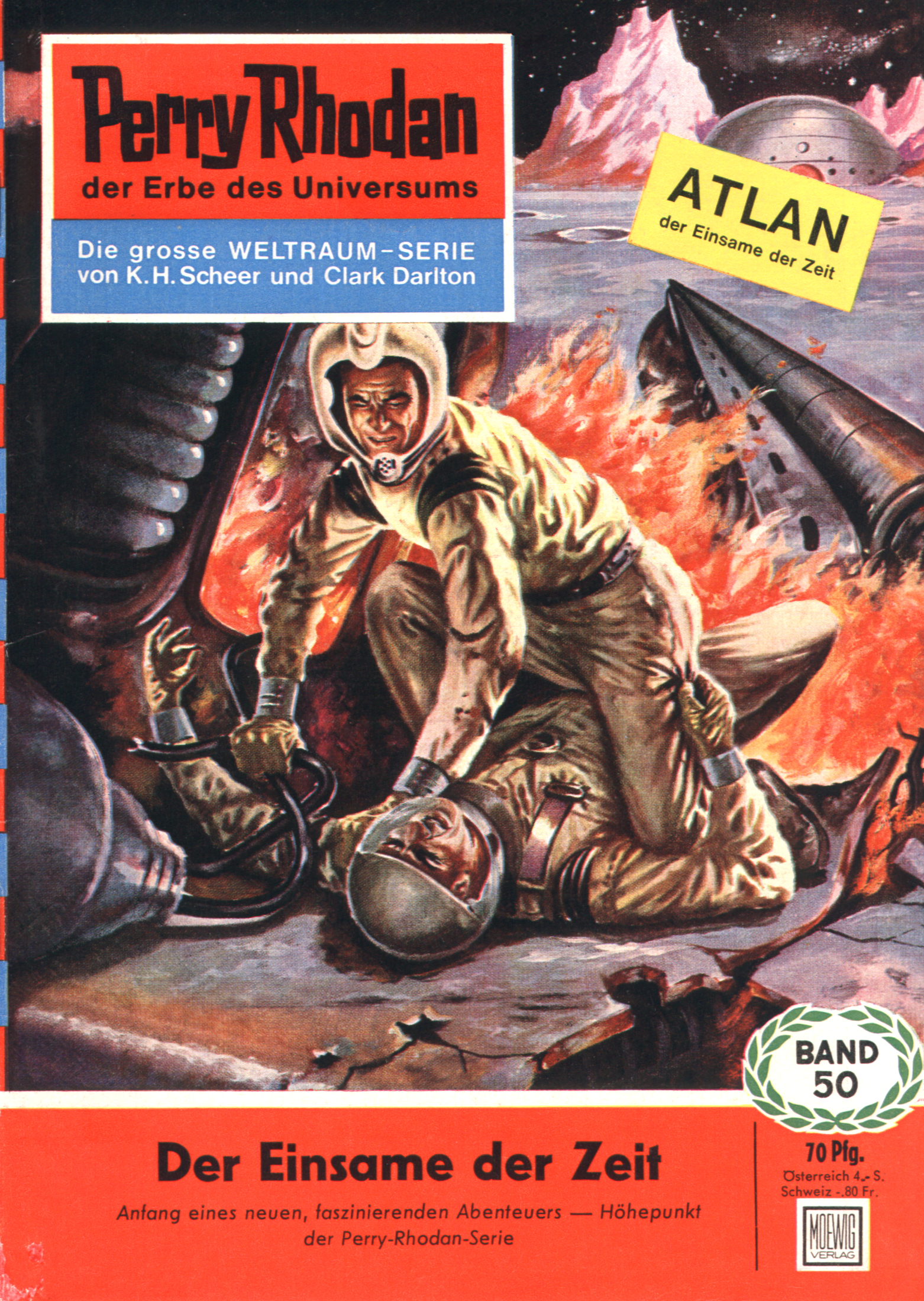 Обложка книги «Perry Rhodan 50: Der Einsame der Zeit»