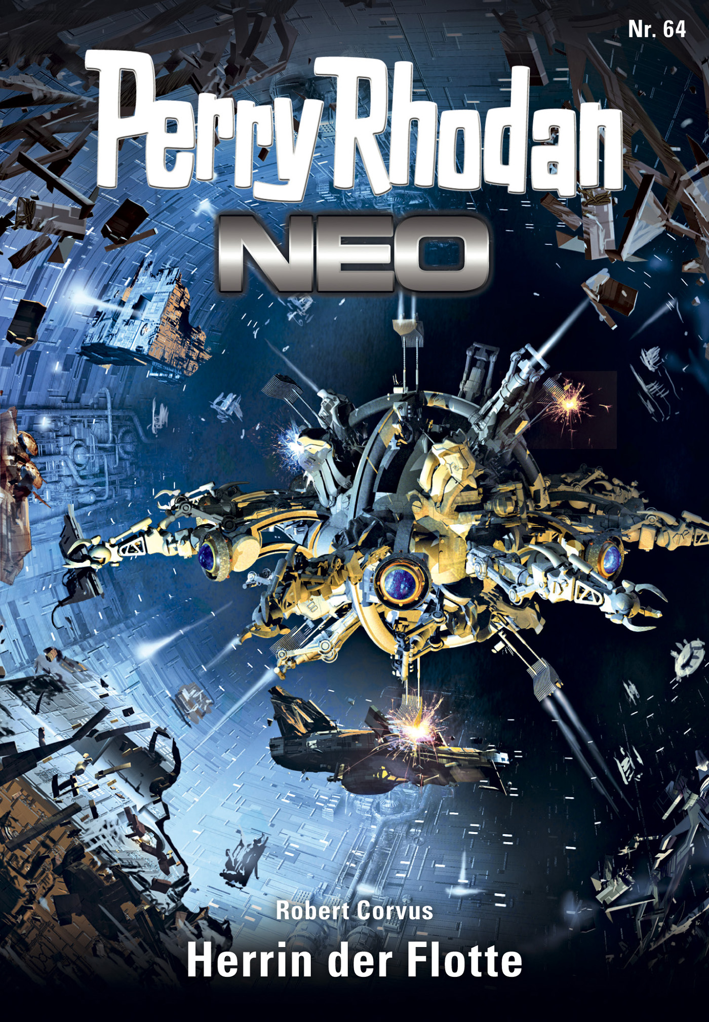 Обложка книги «Perry Rhodan Neo 64: Herrin der Flotte»