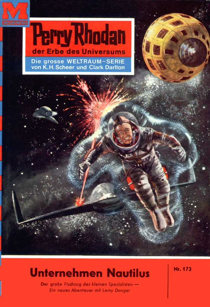 Обложка книги «Perry Rhodan 173: Unternehmen Nautilus»