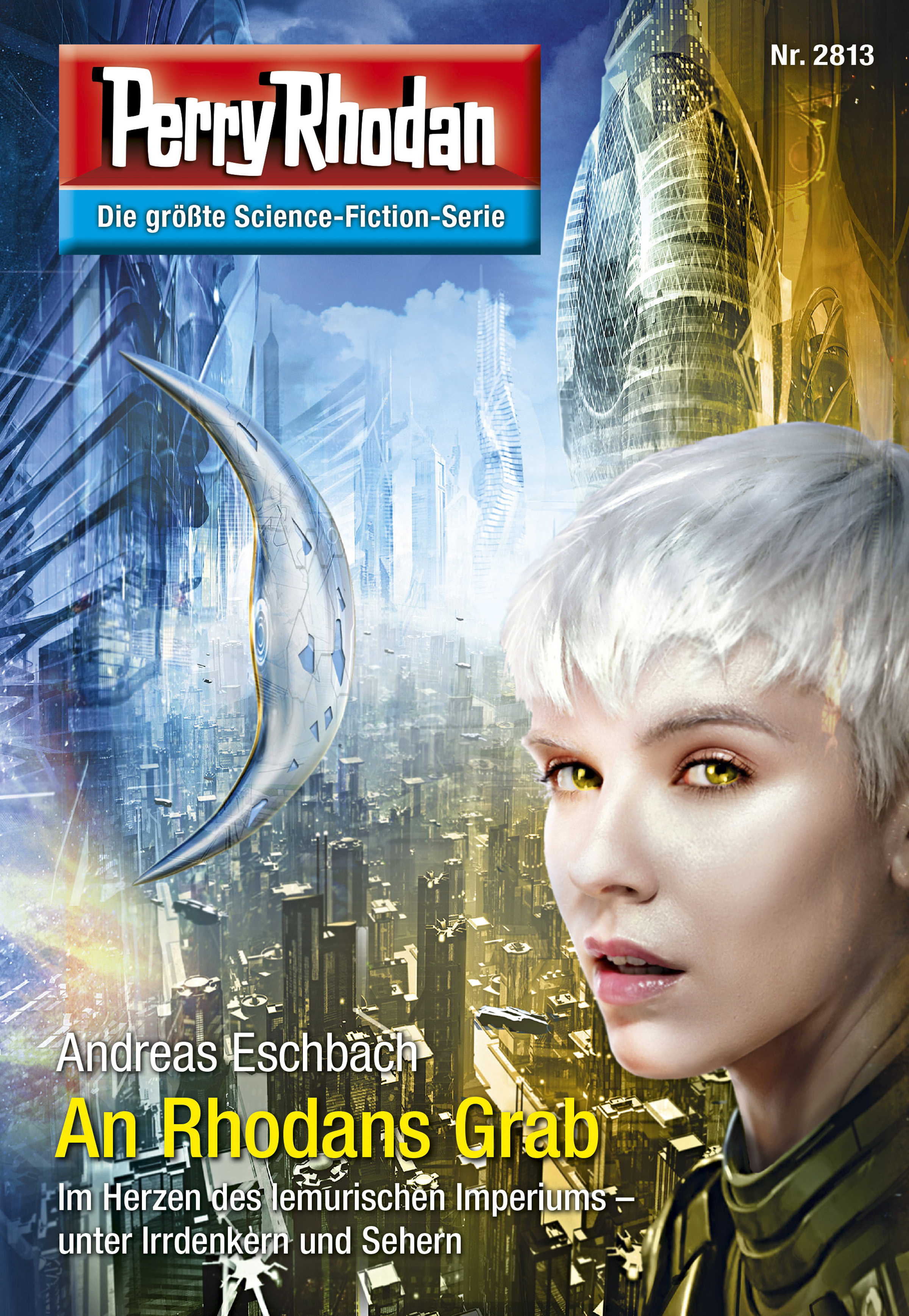 Обложка книги «Perry Rhodan 2813: An Rhodans Grab»