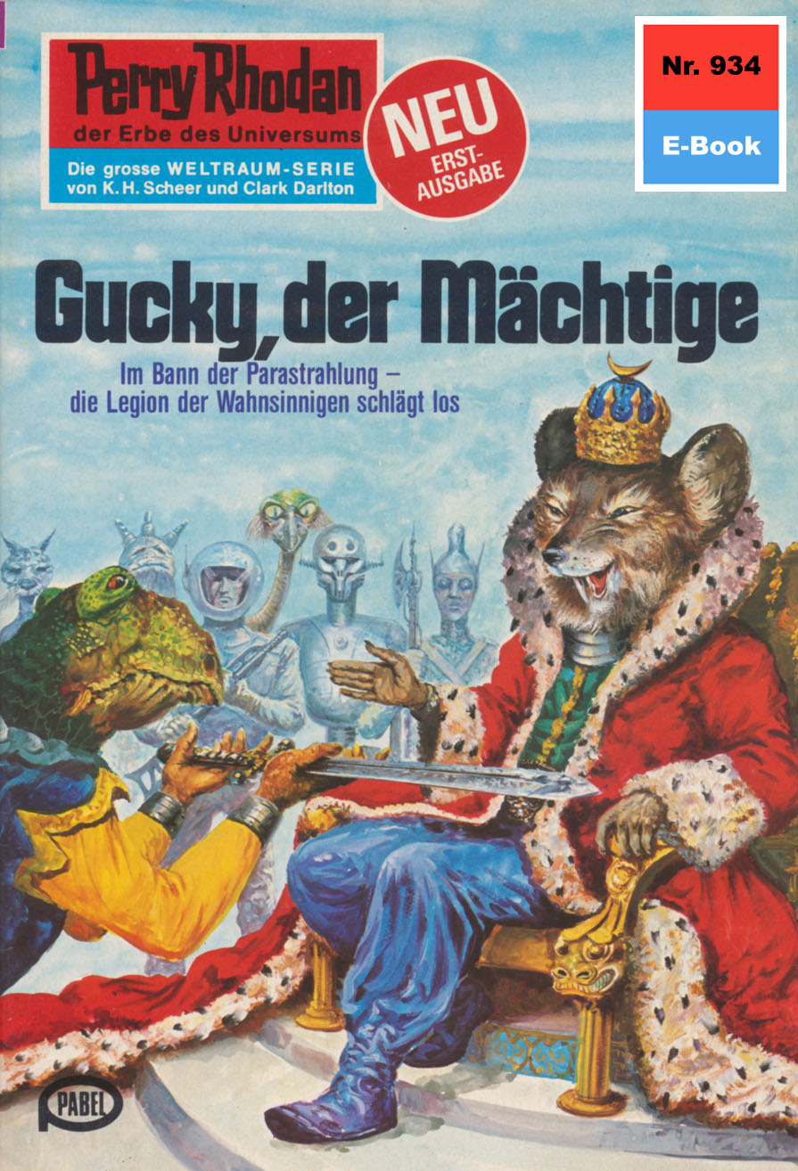 Обложка книги «Perry Rhodan 934: Gucky, der Mächtige»