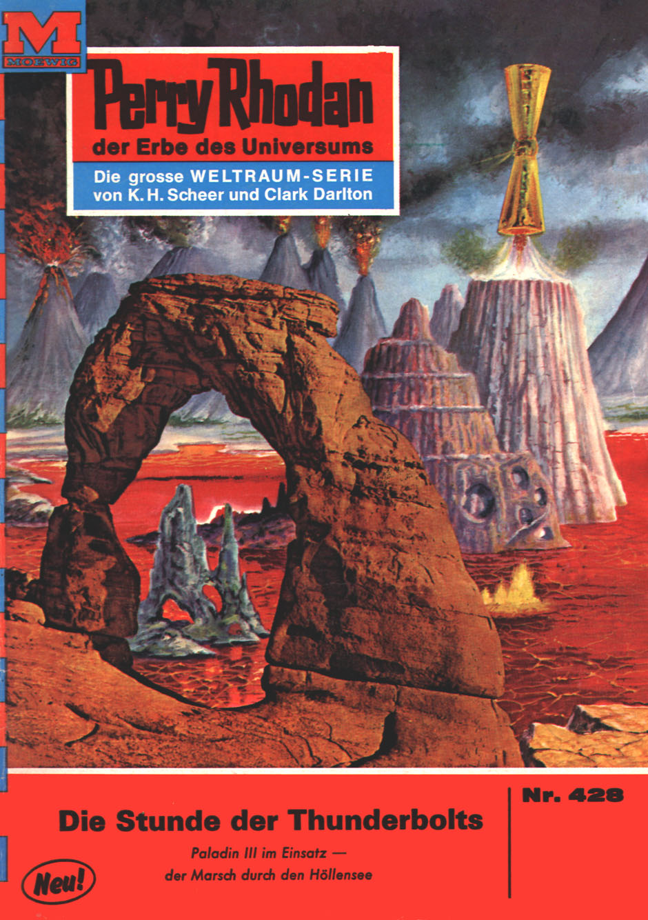 Обложка книги «Perry Rhodan 428: Die Stunde der Thunderbolts»
