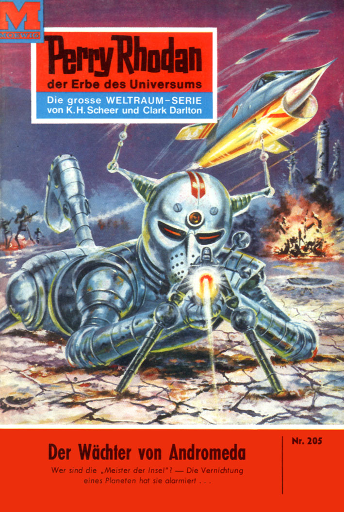 Обложка книги «Perry Rhodan 205: Der Wächter von Andromeda»