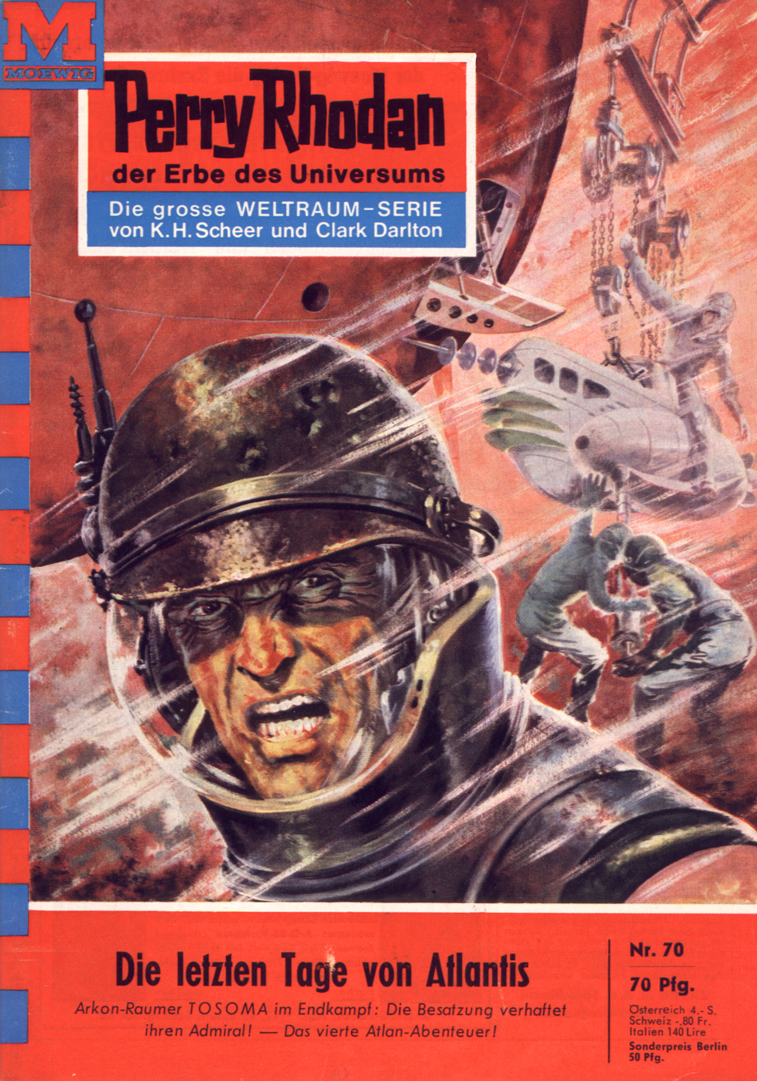 Обложка книги «Perry Rhodan 70: Die letzten Tage von Atlantis»