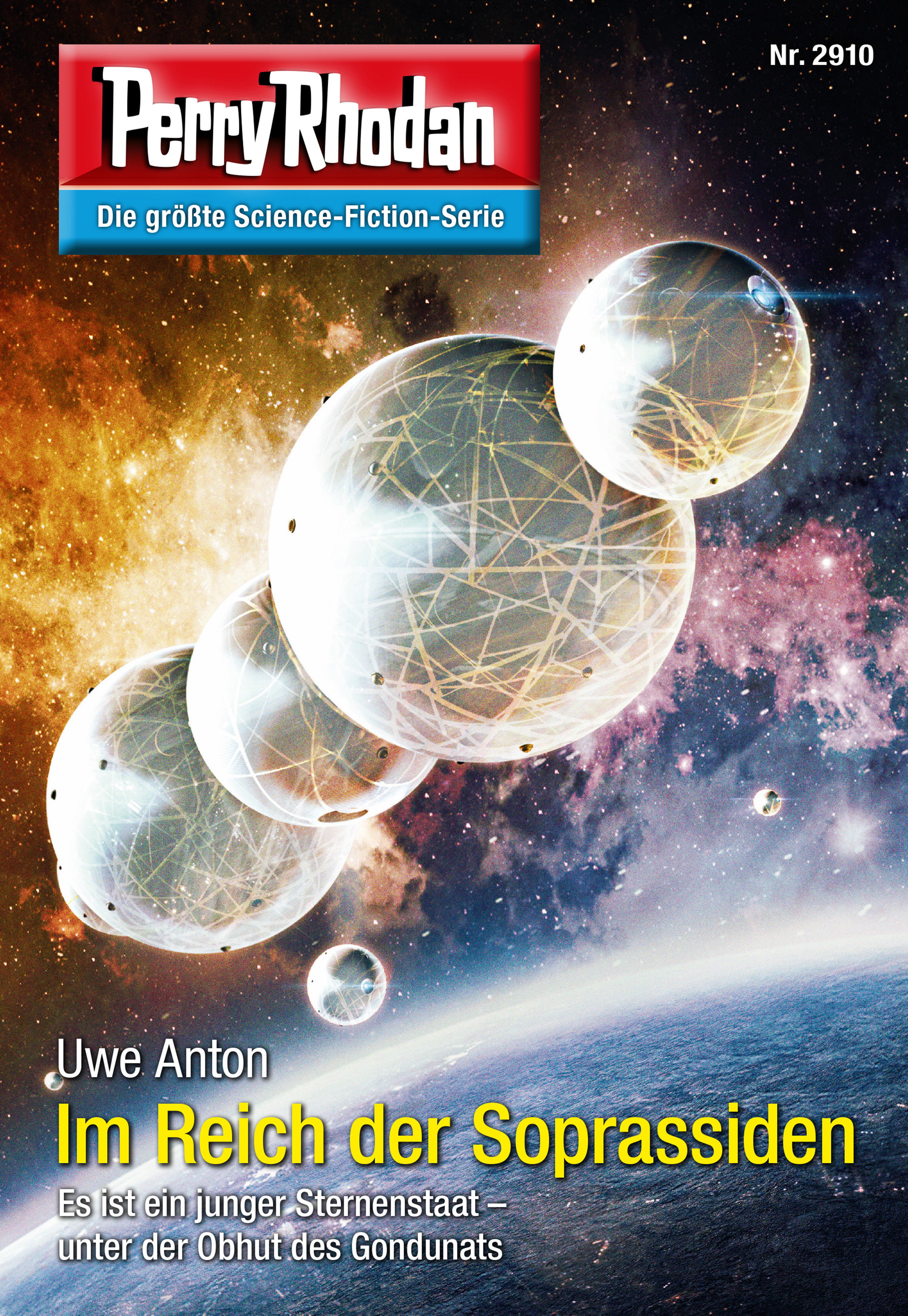 Обложка книги «Perry Rhodan 2910: Im Reich der Soprassiden»