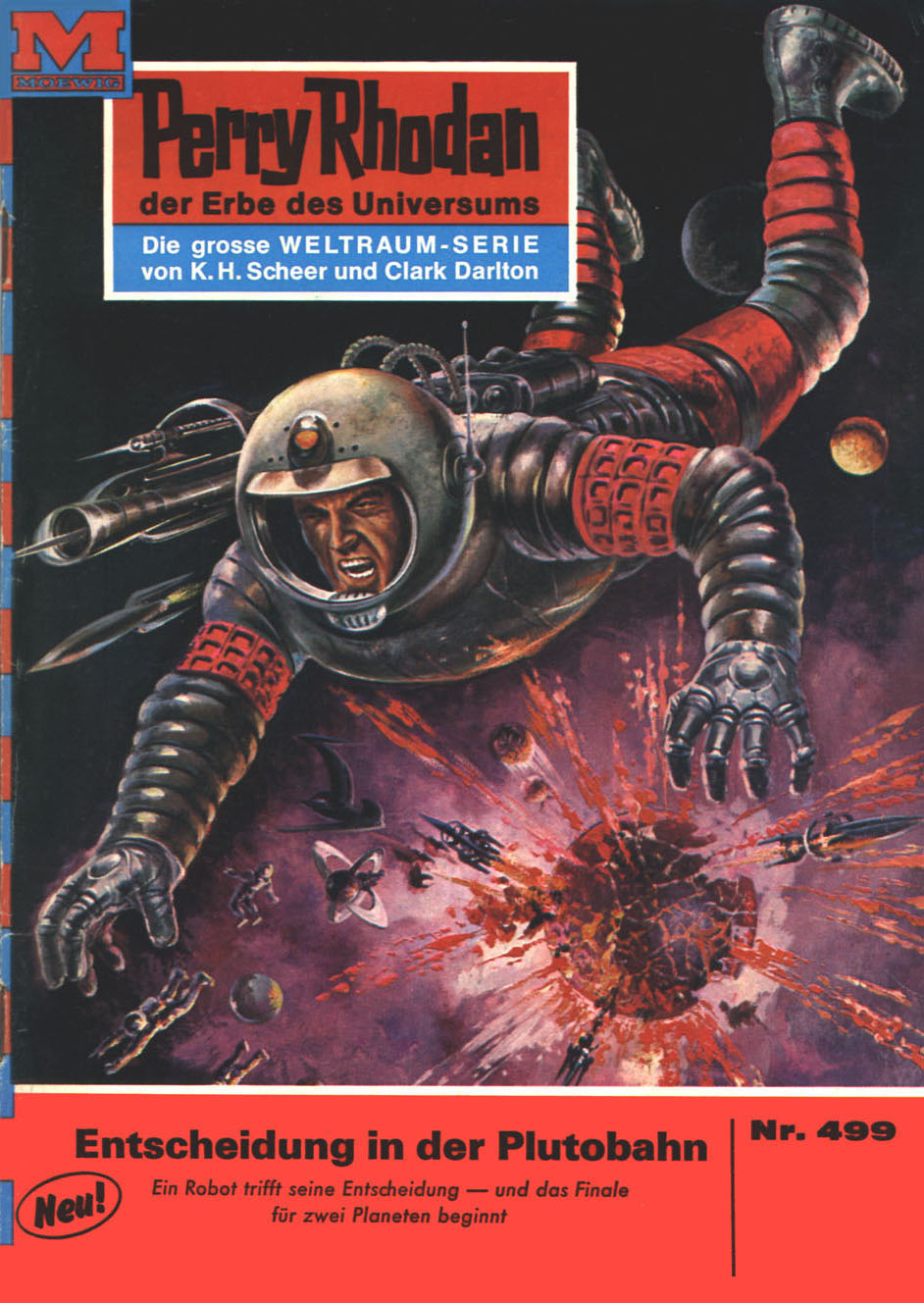 Обложка книги «Perry Rhodan 499: Entscheidung in der Plutobahn»
