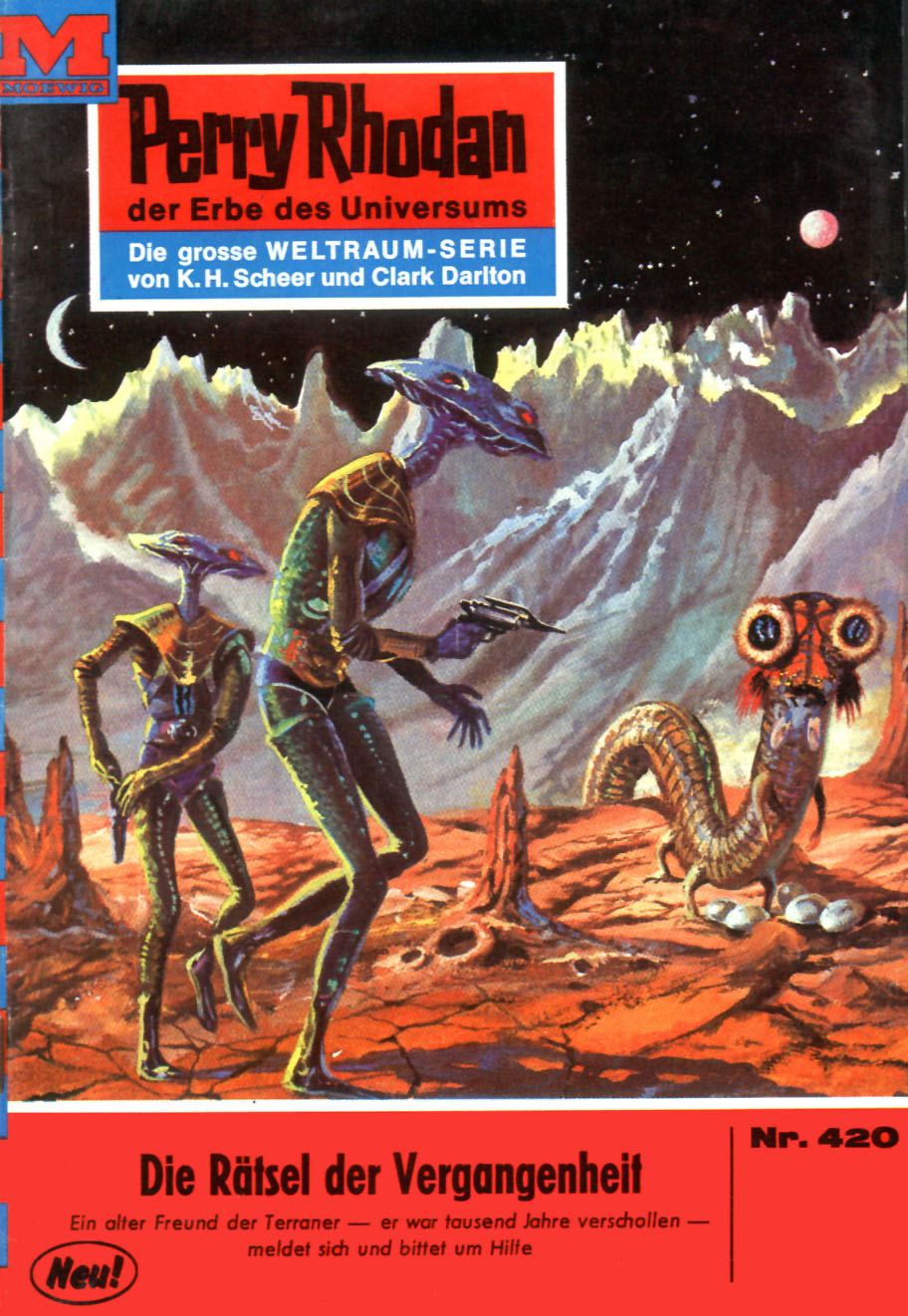 Обложка книги «Perry Rhodan 420: Rätsel der Vergangenheit»
