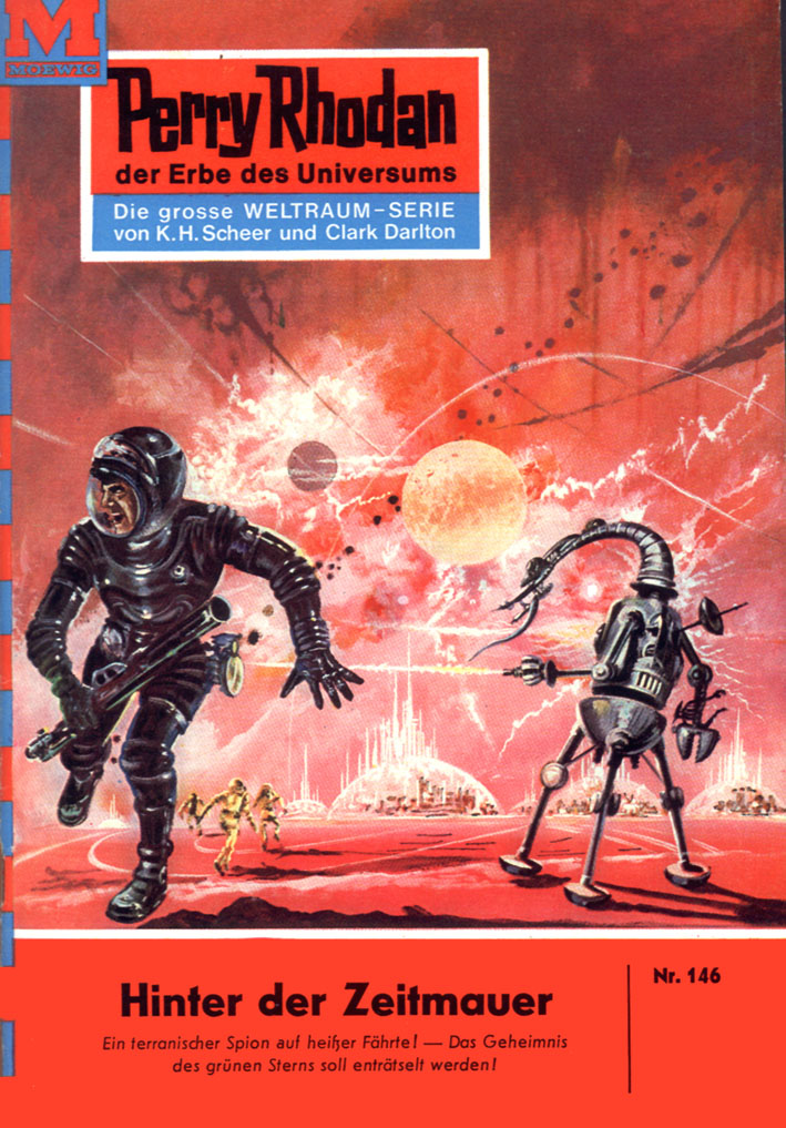 Обложка книги «Perry Rhodan 146: Hinter der Zeitmauer»