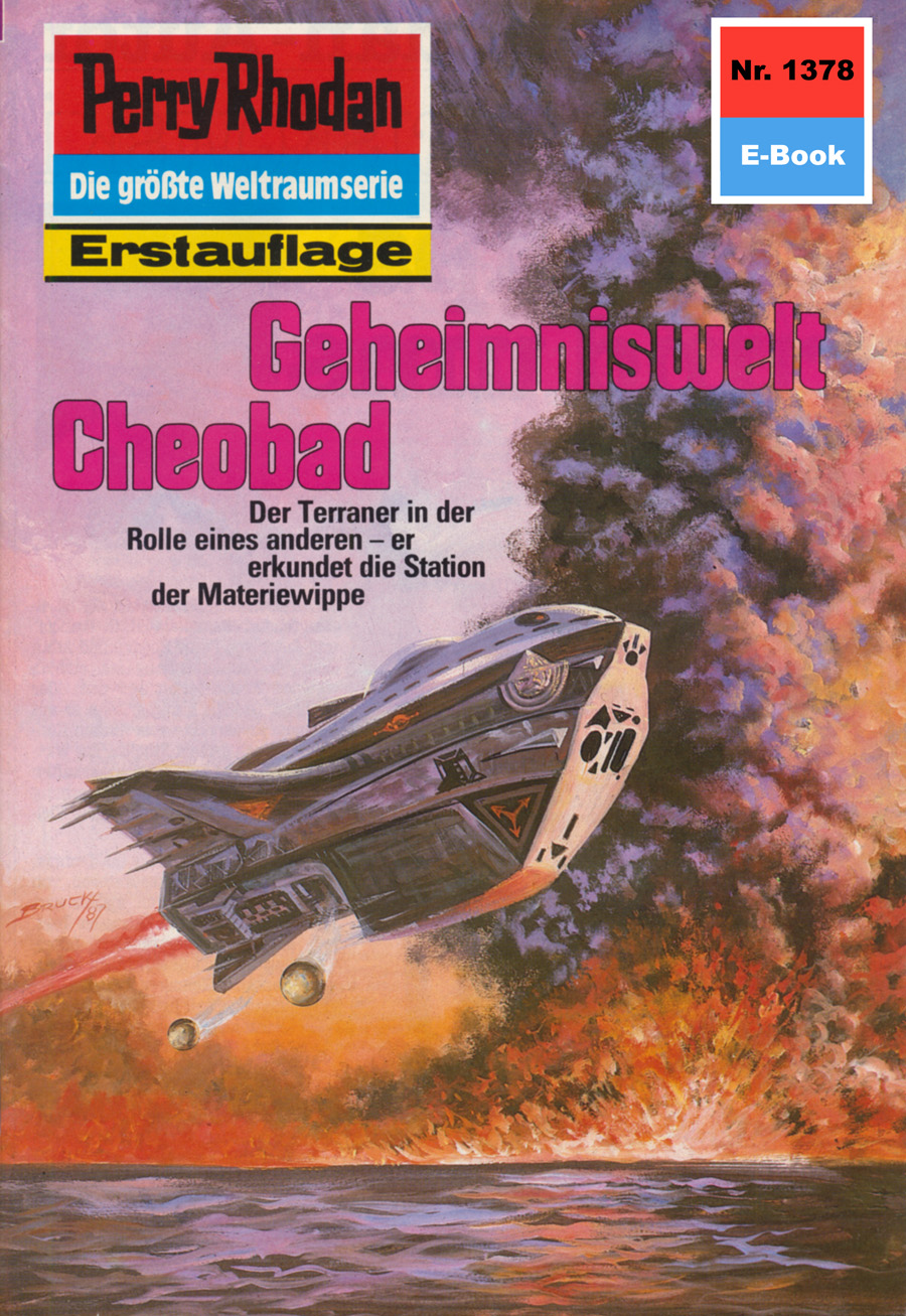 Обложка книги «Perry Rhodan 1378: Geheimniswelt Cheobad»