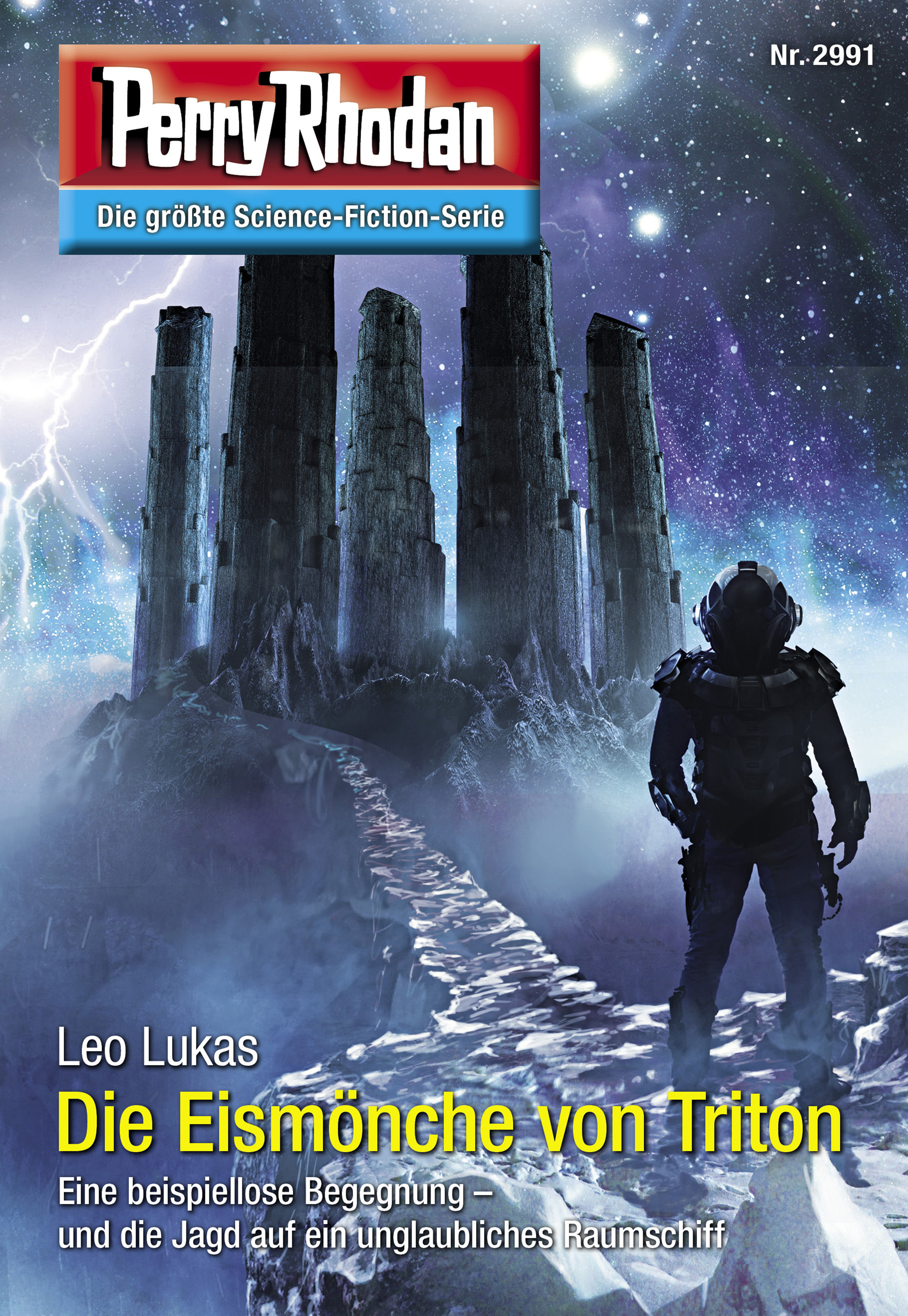 Обложка книги «Perry Rhodan 2991: Die Eismönche von Triton»