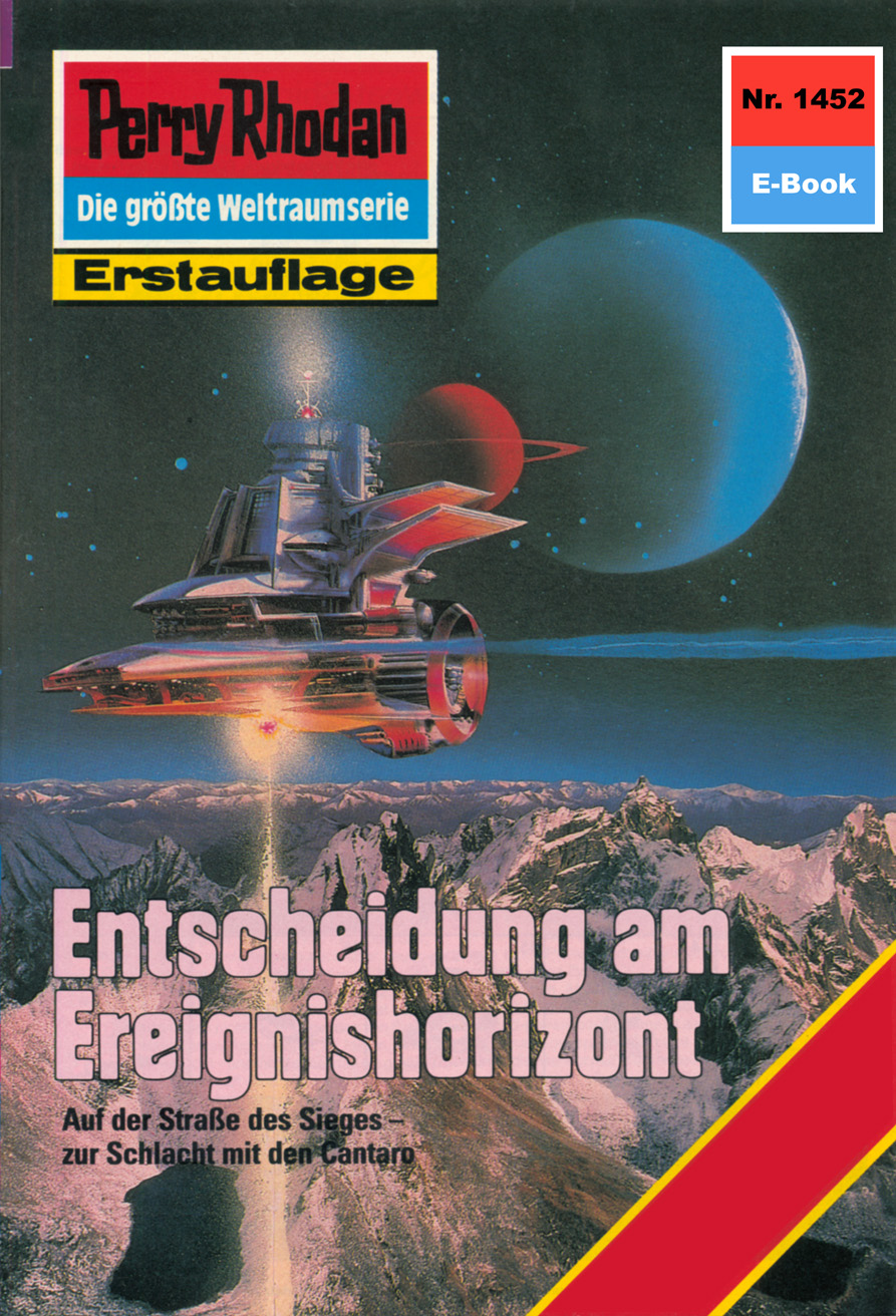 Обложка книги «Perry Rhodan 1452: Entscheidung am Ereignishorizont»