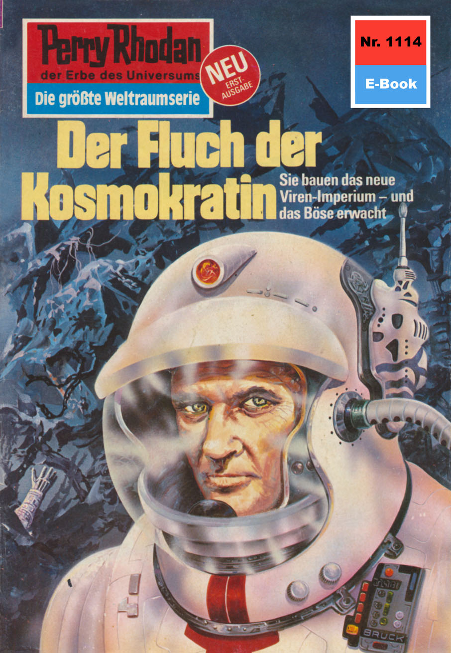 Обложка книги «Perry Rhodan 1114: Der Fluch der Kosmokratin»