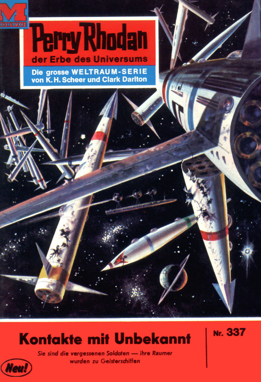 Обложка книги «Perry Rhodan 337: Kontakte mit Unbekannt»
