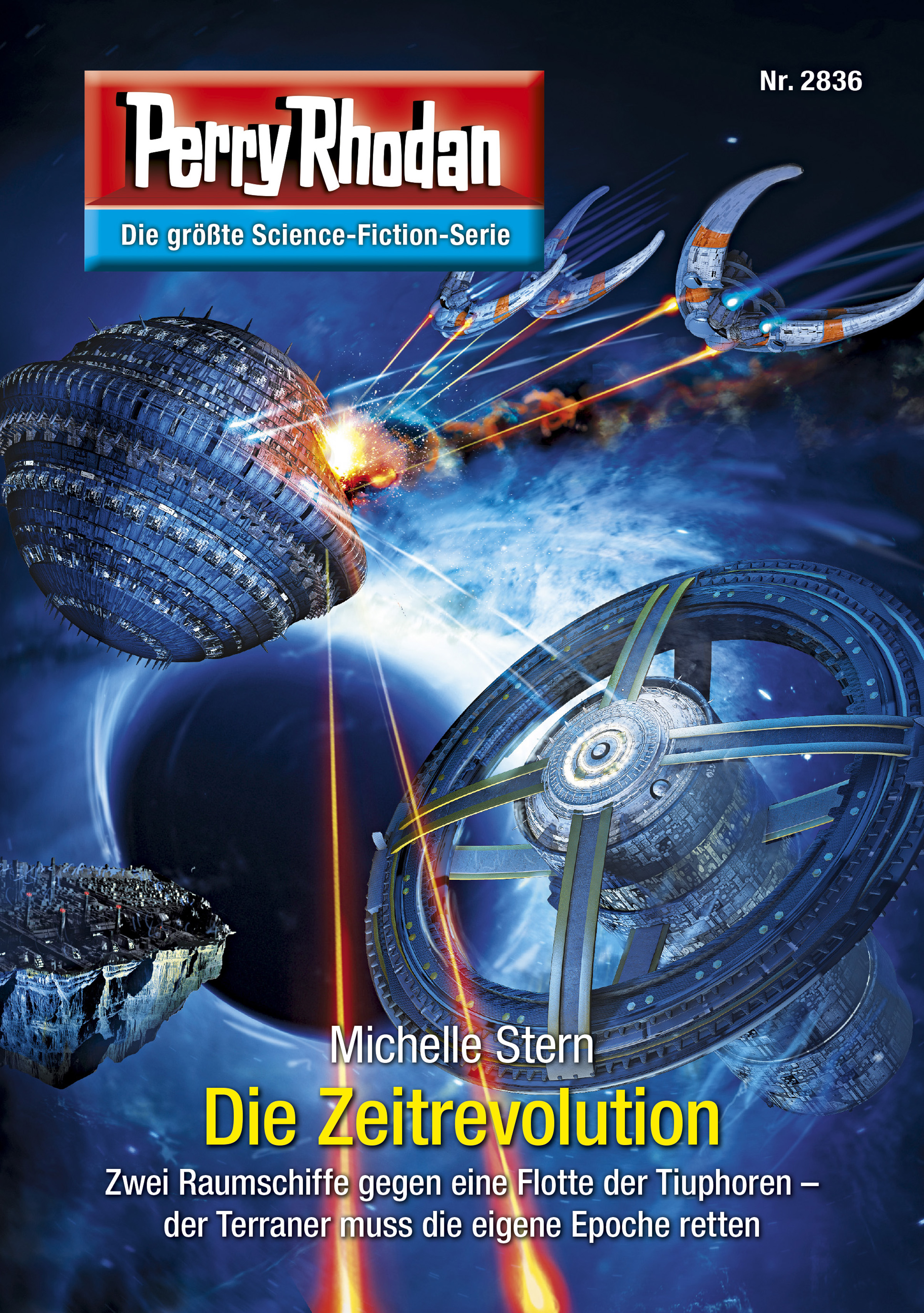 Обложка книги «Perry Rhodan 2836: Die Zeitrevolution»