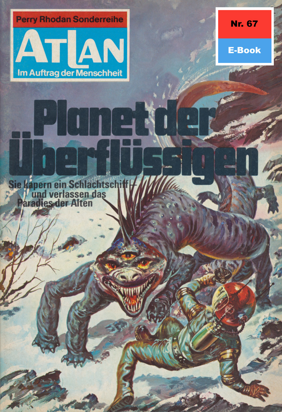 Обложка книги «Atlan 67: Planet der Überflüssigen»