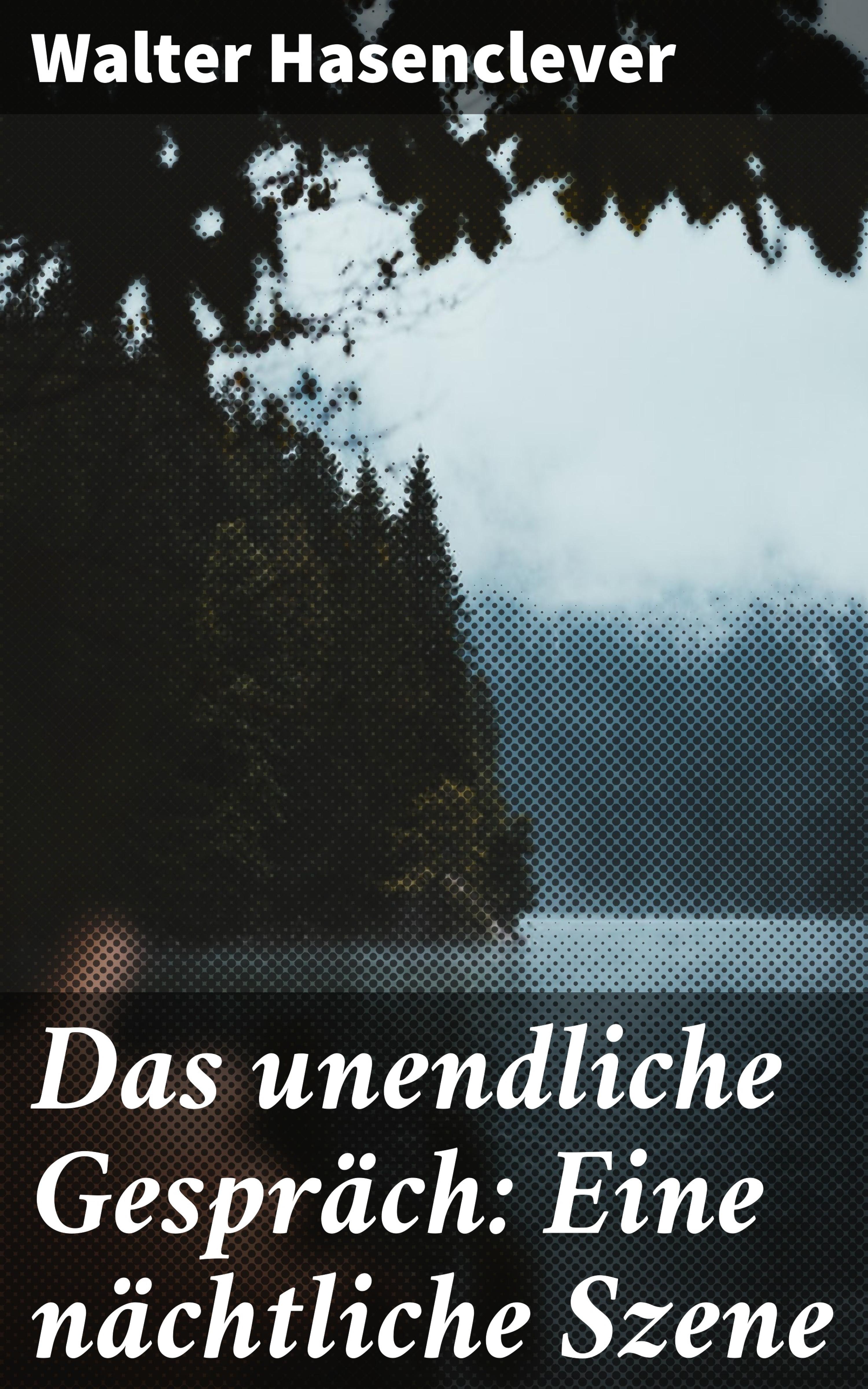 Обложка книги «Das unendliche Gespräch: Eine nächtliche Szene»