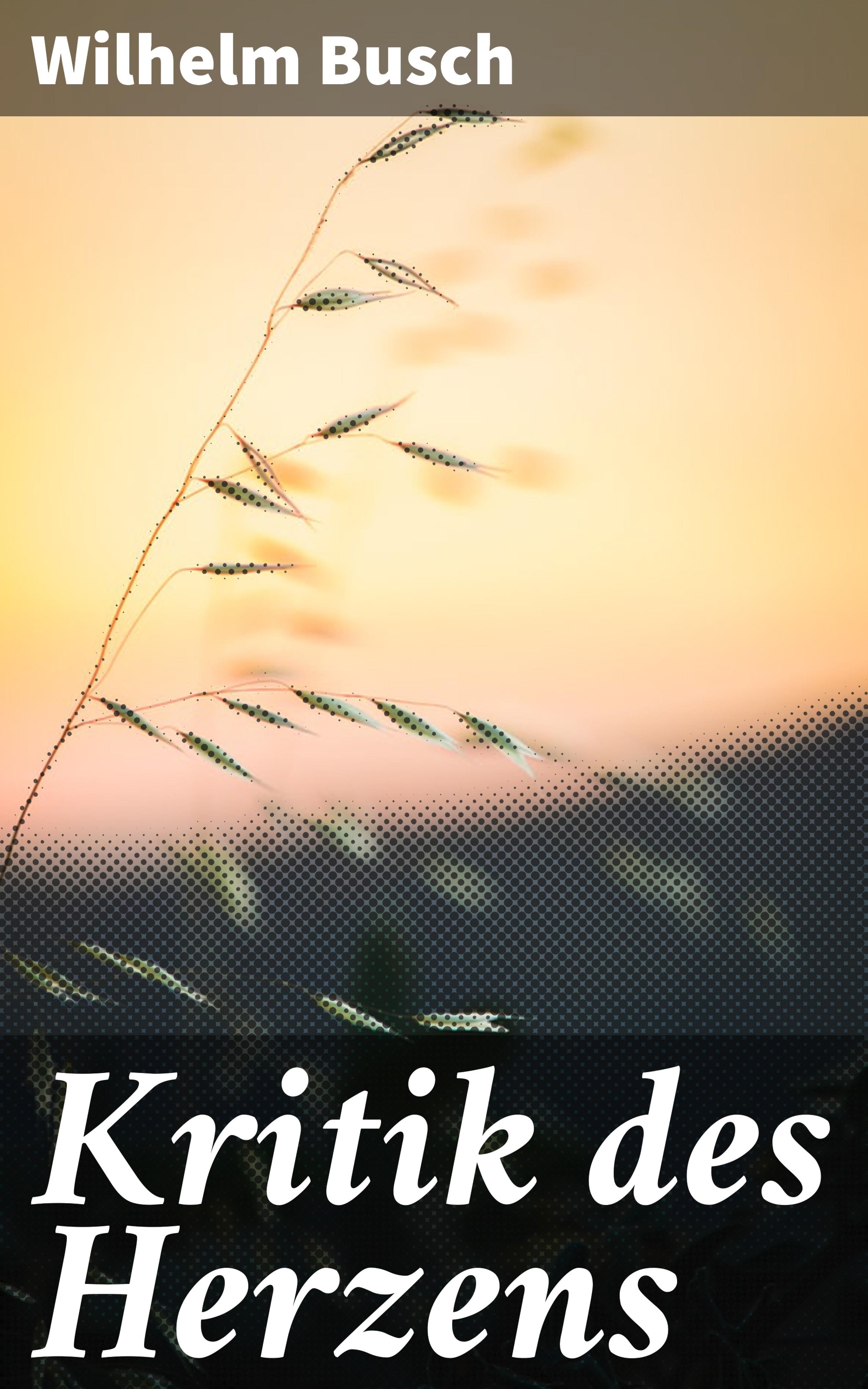 Обложка книги «Kritik des Herzens»