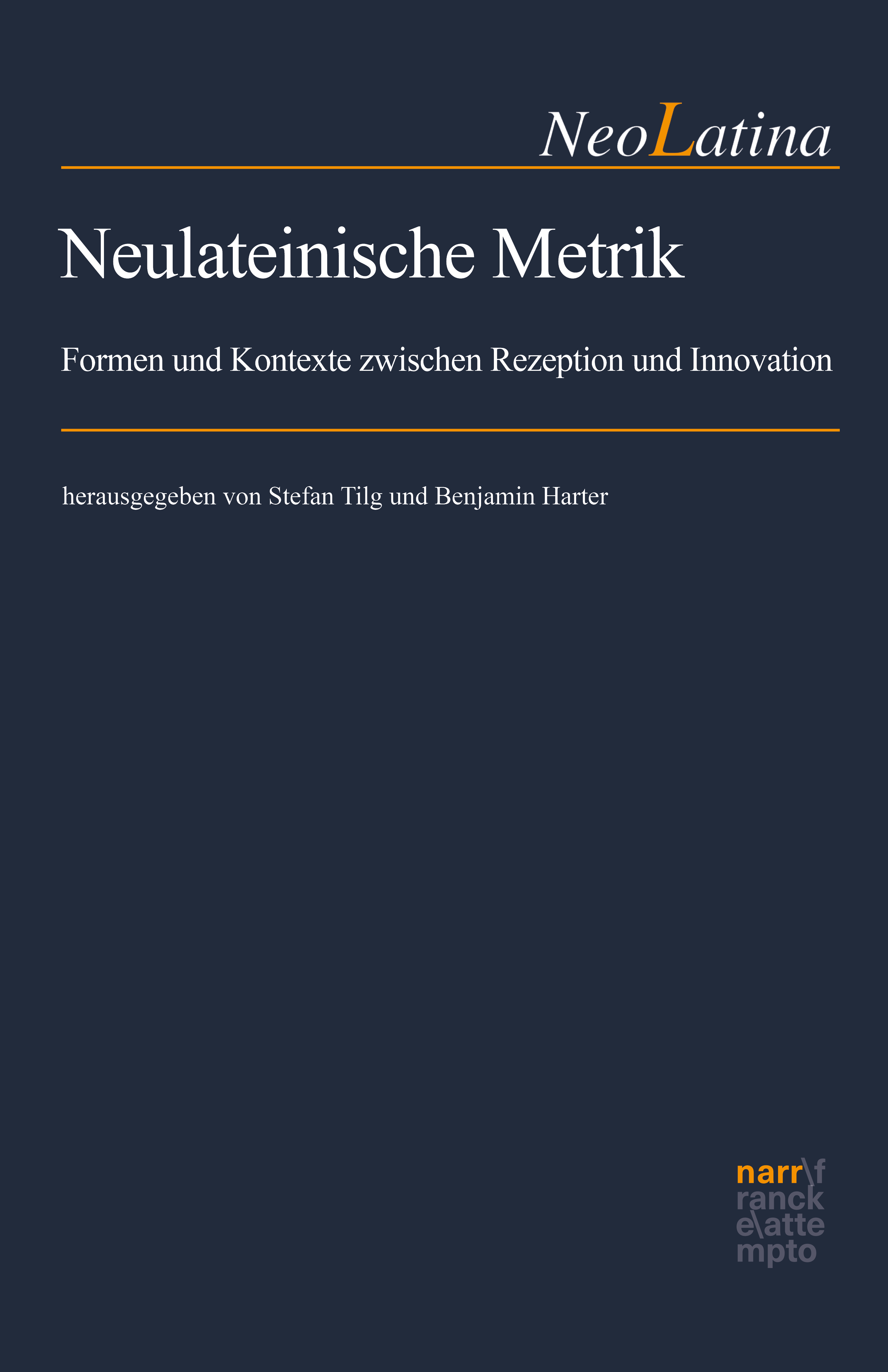Обложка книги «Neulateinische Metrik»