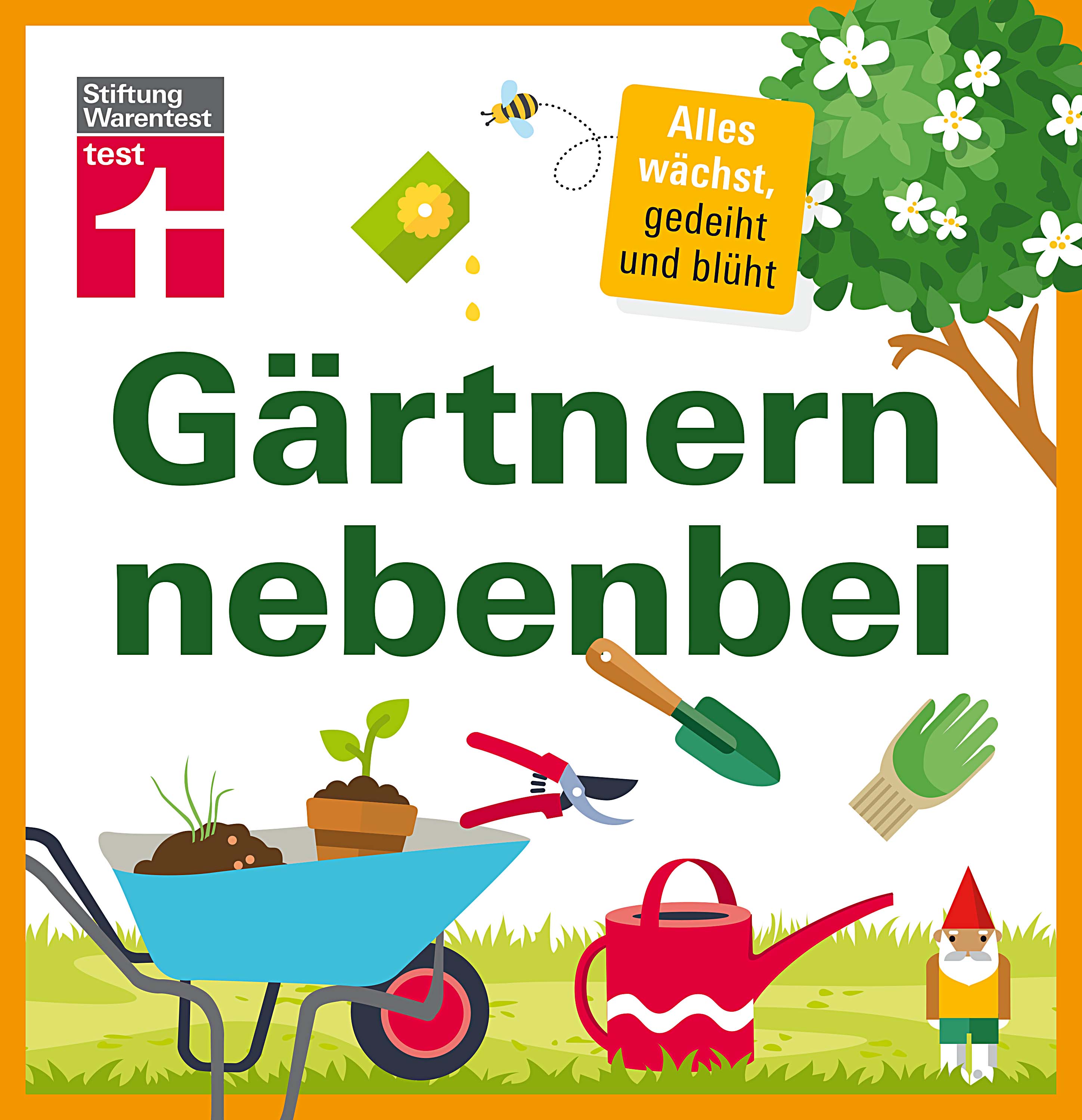 Обложка книги «Gärtnern nebenbei»
